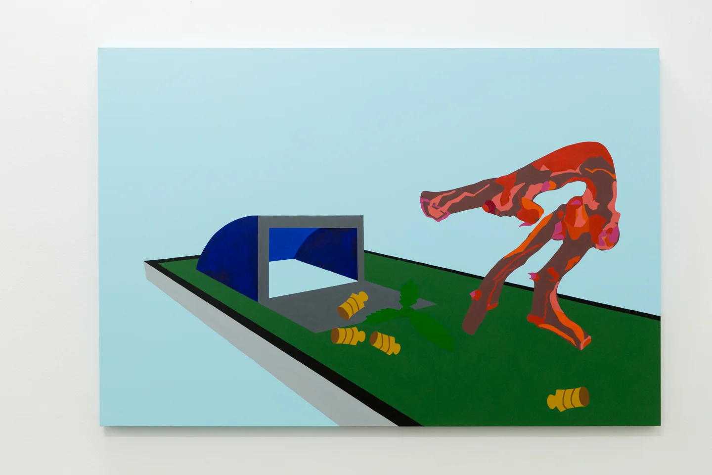 Bark #3, 2018, Acrylic on canvas, 108 x 160 cm