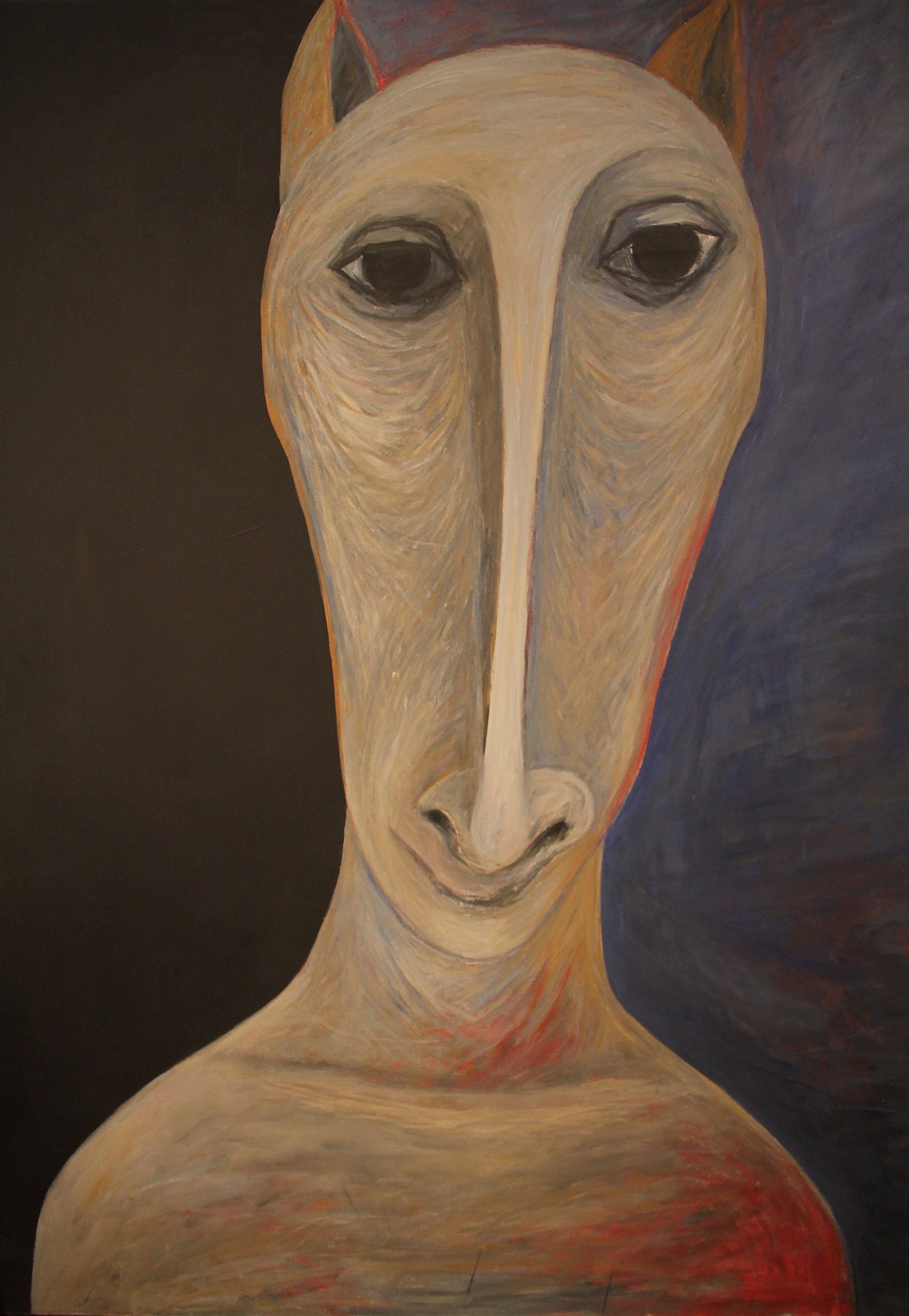  A Creature, 2007, Acrylic on canvas, 163 x 127 cm   