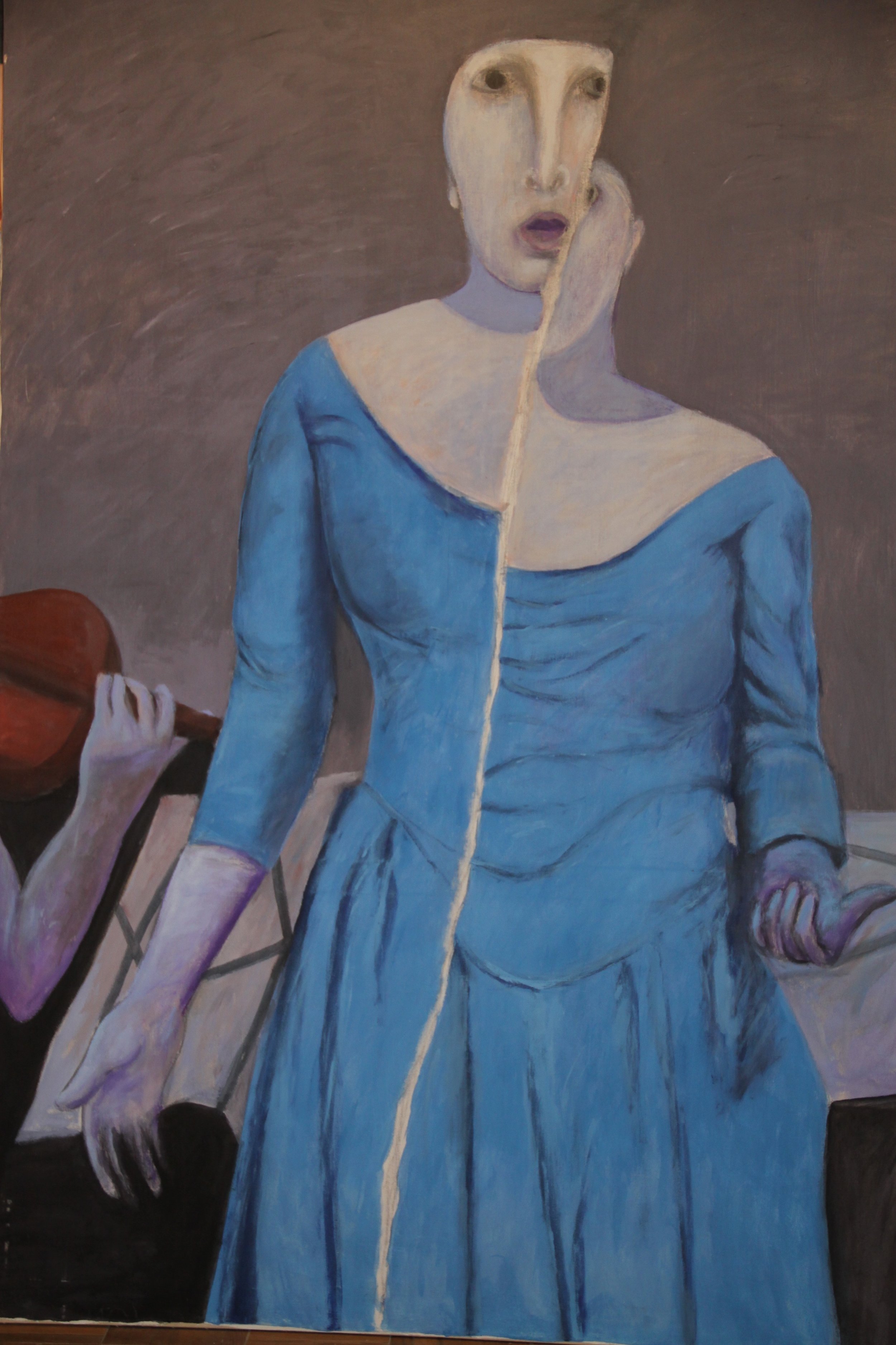  The Soprano, 1997, Acrylic on canvas, 221 x 153 cm  