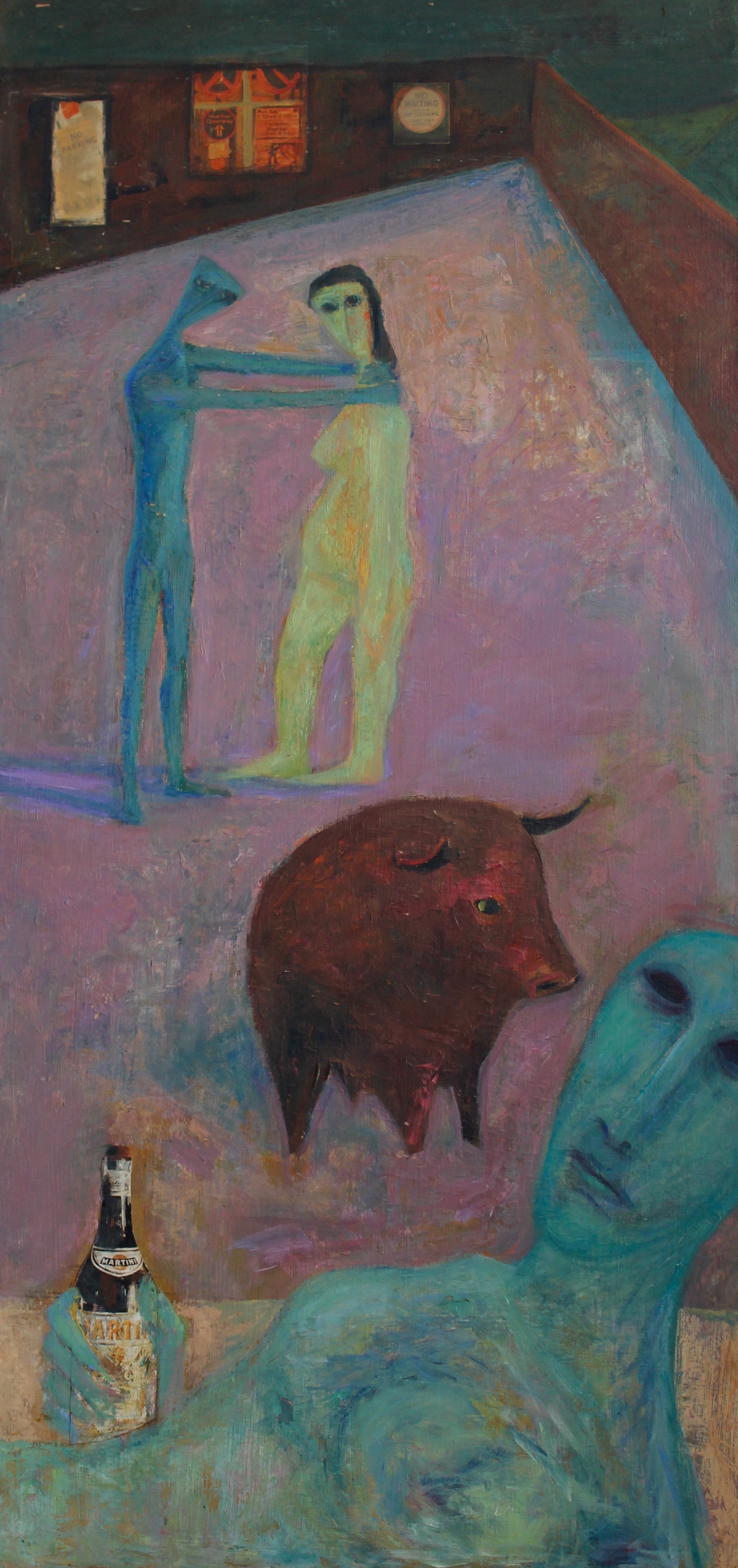  Untitled, 1968, Oil on wood, 127 x 62 cm  