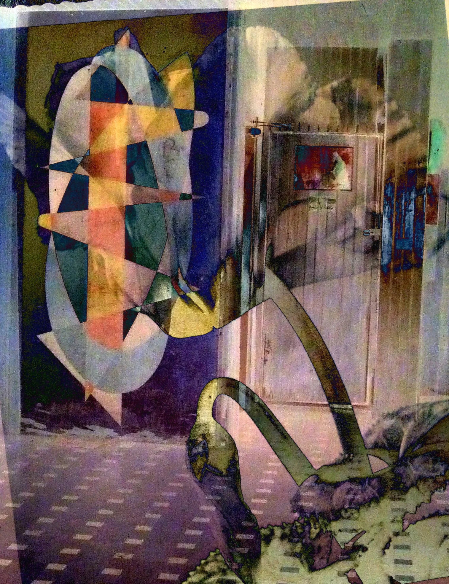 Soft Corner I, Binary Is A False Idol, 2016, pigmented ink print on rice paper, 32 x 25 cm