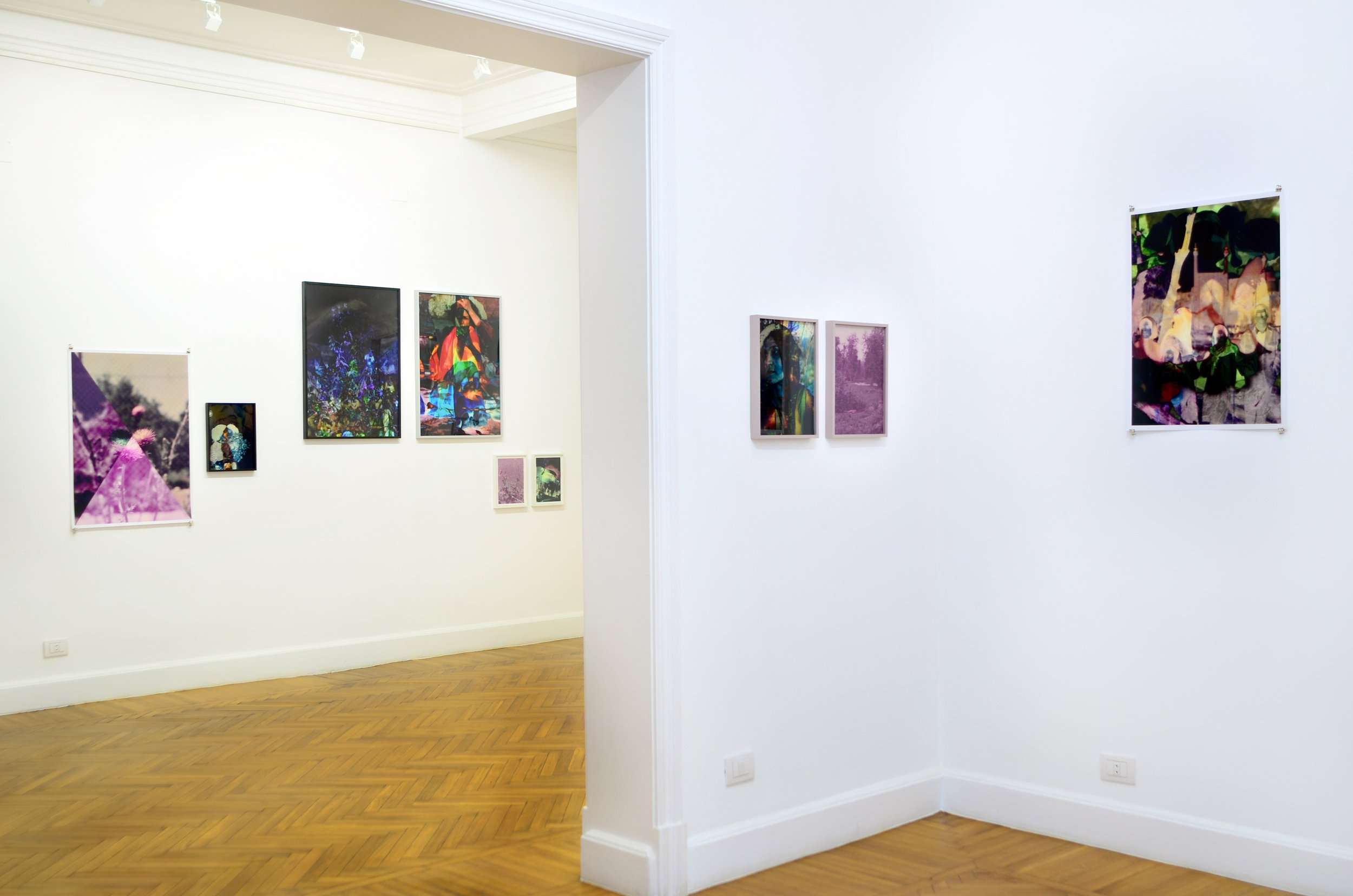  Installation view from the exhibition Spectral Days in Gypsum, 2013 