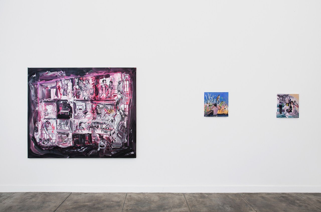  Installation view - Running in a Skewed Daydream’, Real Pain, Los Angeles (2021).  