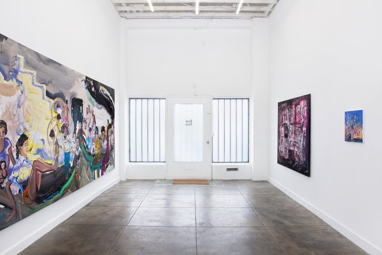  Installation view - Running in a Skewed Daydream’, Real Pain, Los Angeles (2021).  