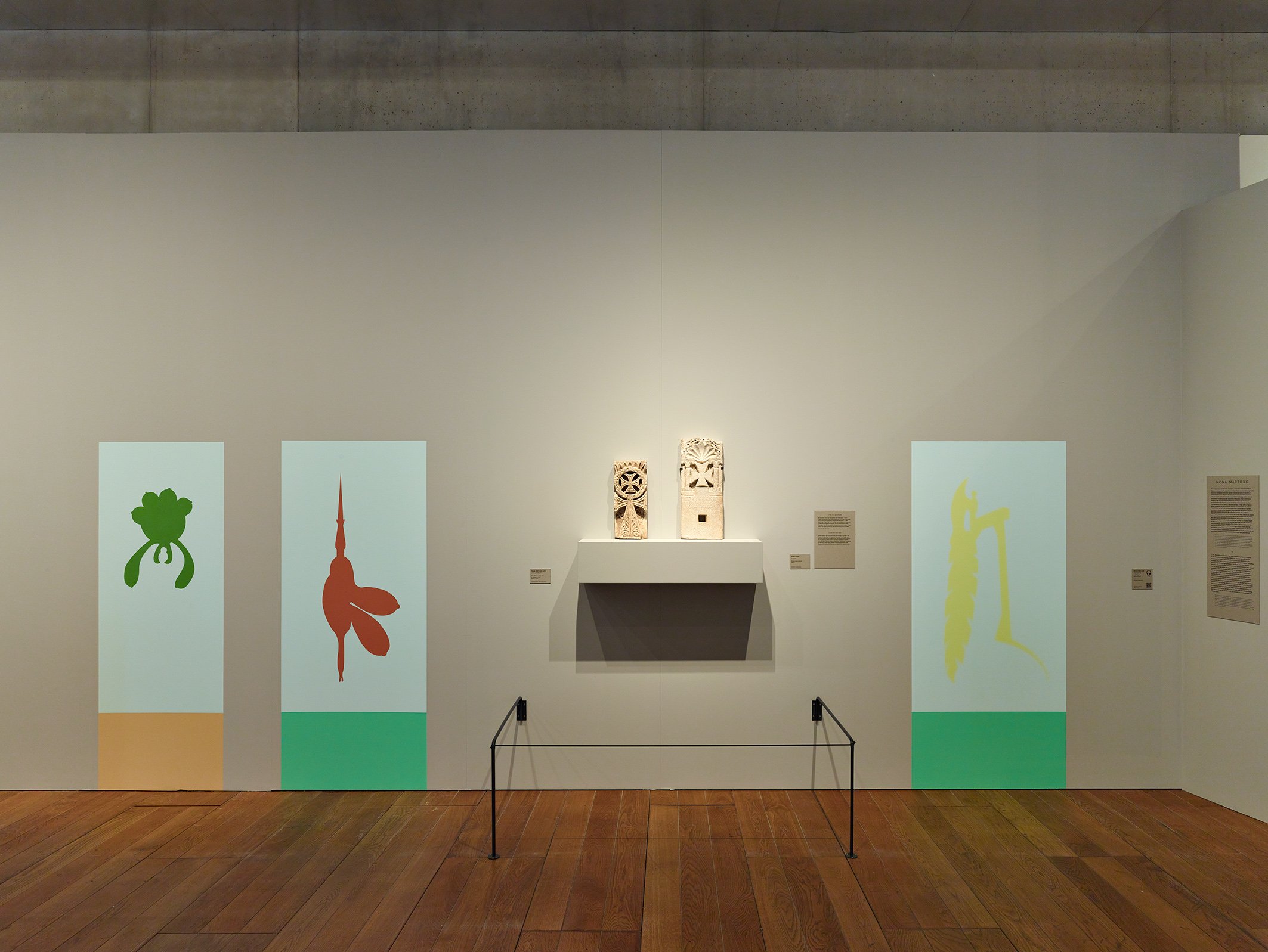  Apparatus and Form, 2022,  Murals (Installation view), Alexandria Past Futures, Mucem, Marseille 