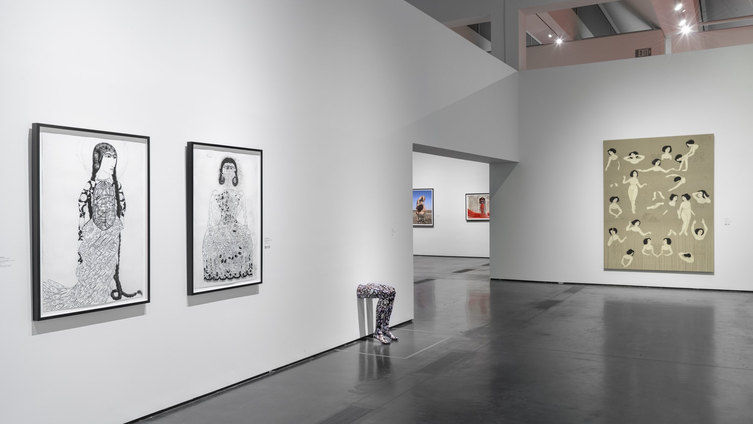  Installation photo of the exhibition Women Defining Women: Contemporary Art of the Middle East and Beyond at the Los Angeles County Museum of Art, Apr 23, - Sep 24, 2023, photo © Museum Associates/LACMA 