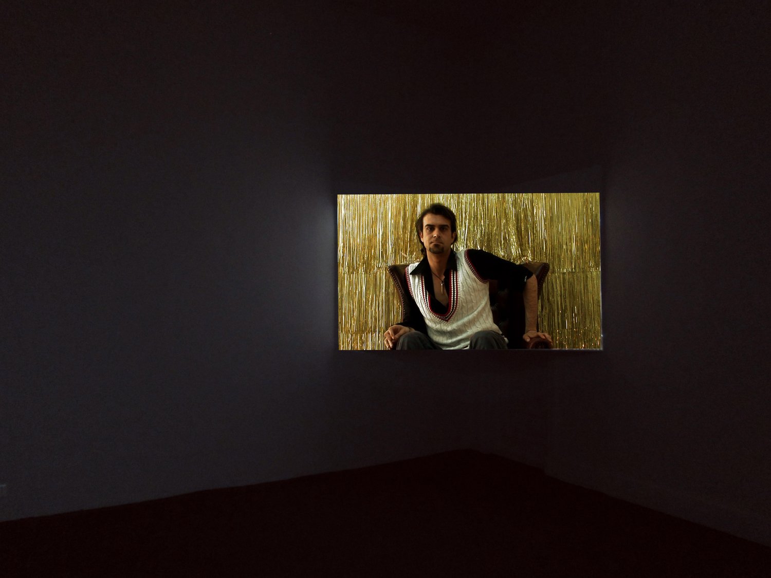  This Show Is My Business, 2008, HD video, 15 min. 50 sec, color, sound, loop. Installation view, CiC, Cairo, Egypt.  WATCH HERE  