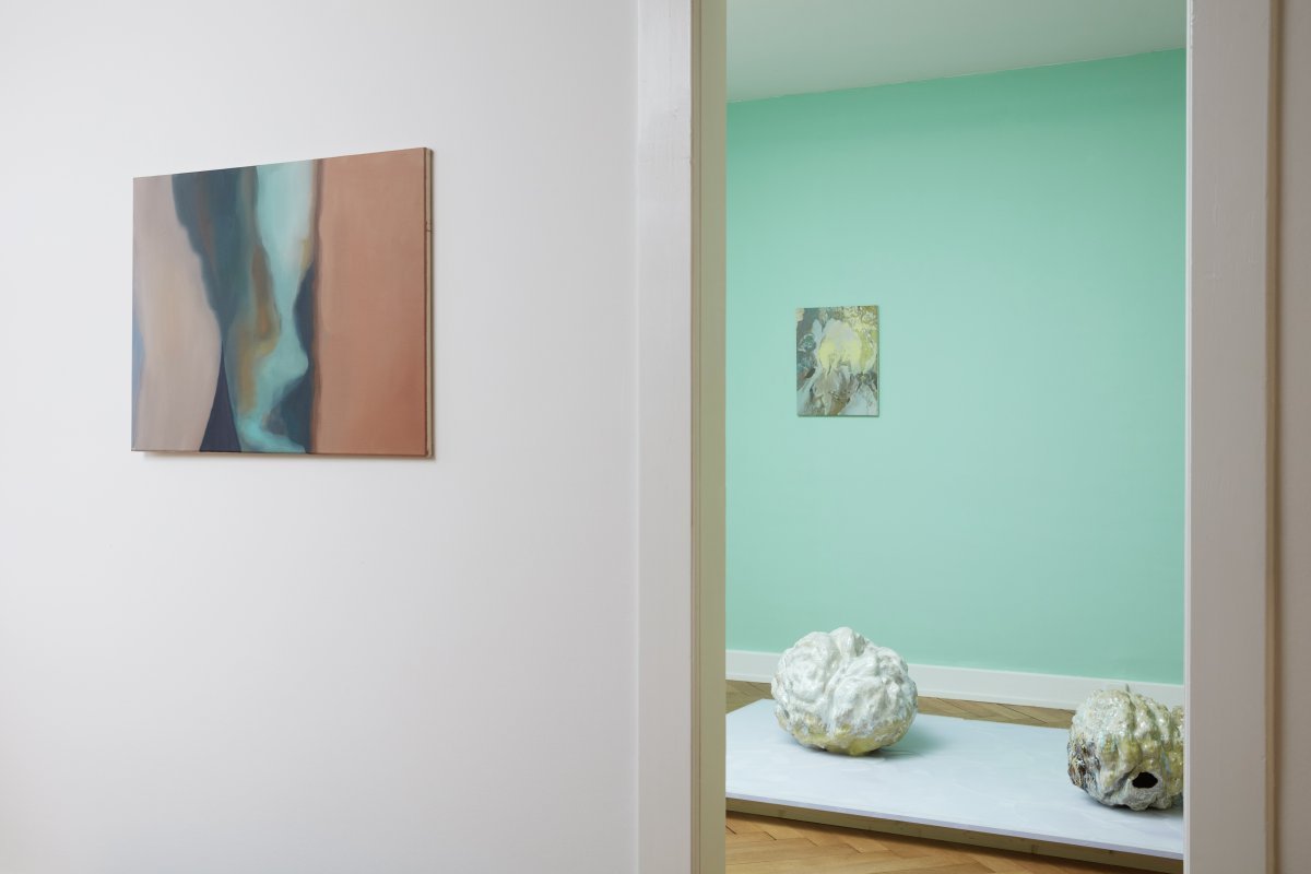 Exhibition view Do not take me for granite , 2022, Gallery Ann Mazzotti, Basel. Installation shots: Christoph Laeser