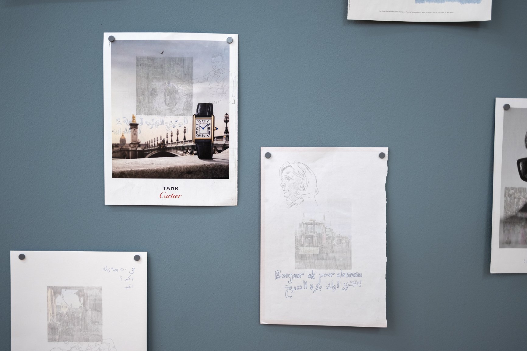 Installation view from group show “Keep Me Posted” at Gypsum, 2025