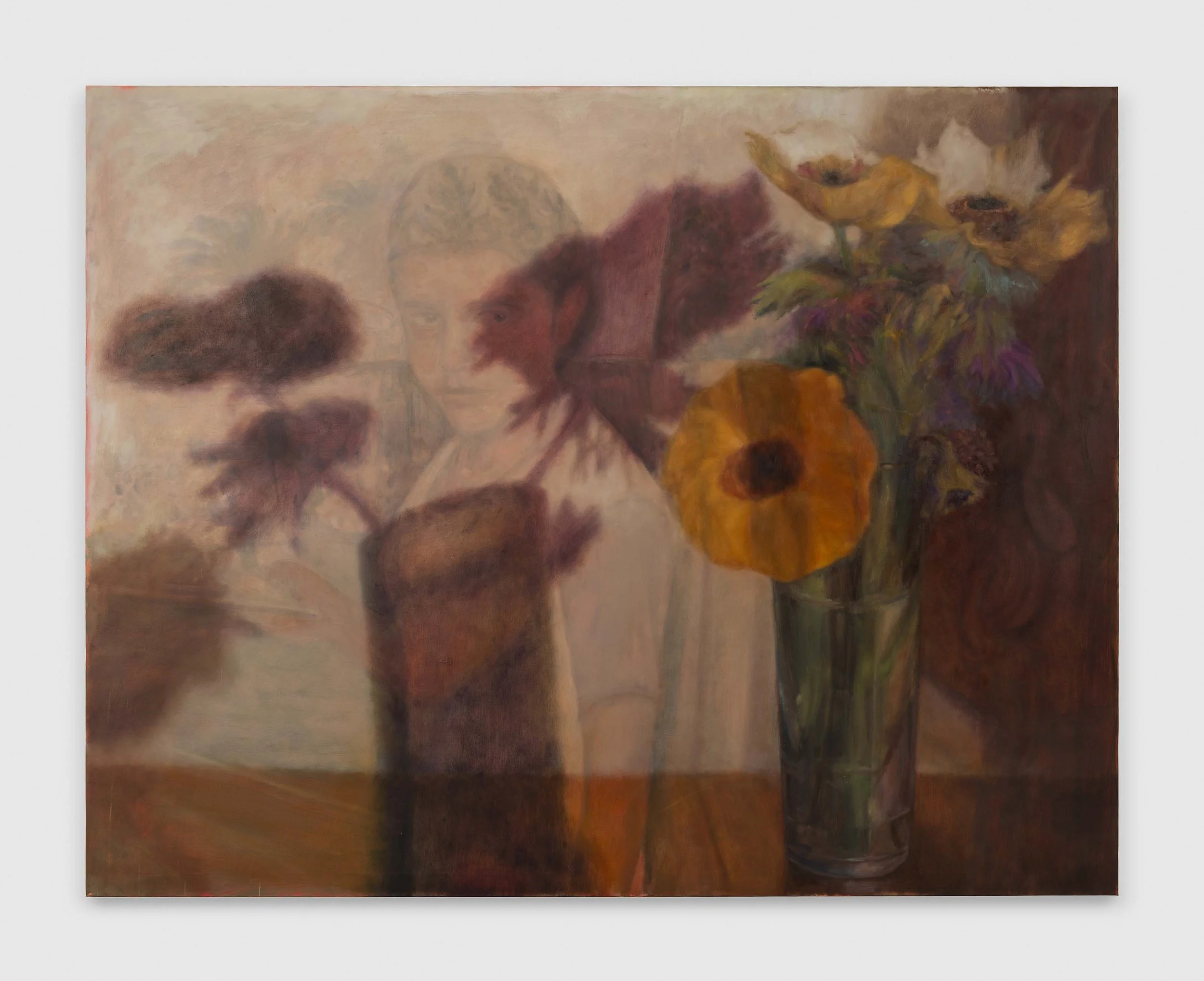   Faint Embers , 2025, oil on canvas, 168 x 214 cm  Courtesy of the Artist and Matt Carey-Williams. Photography by Alexei Izmaylov 