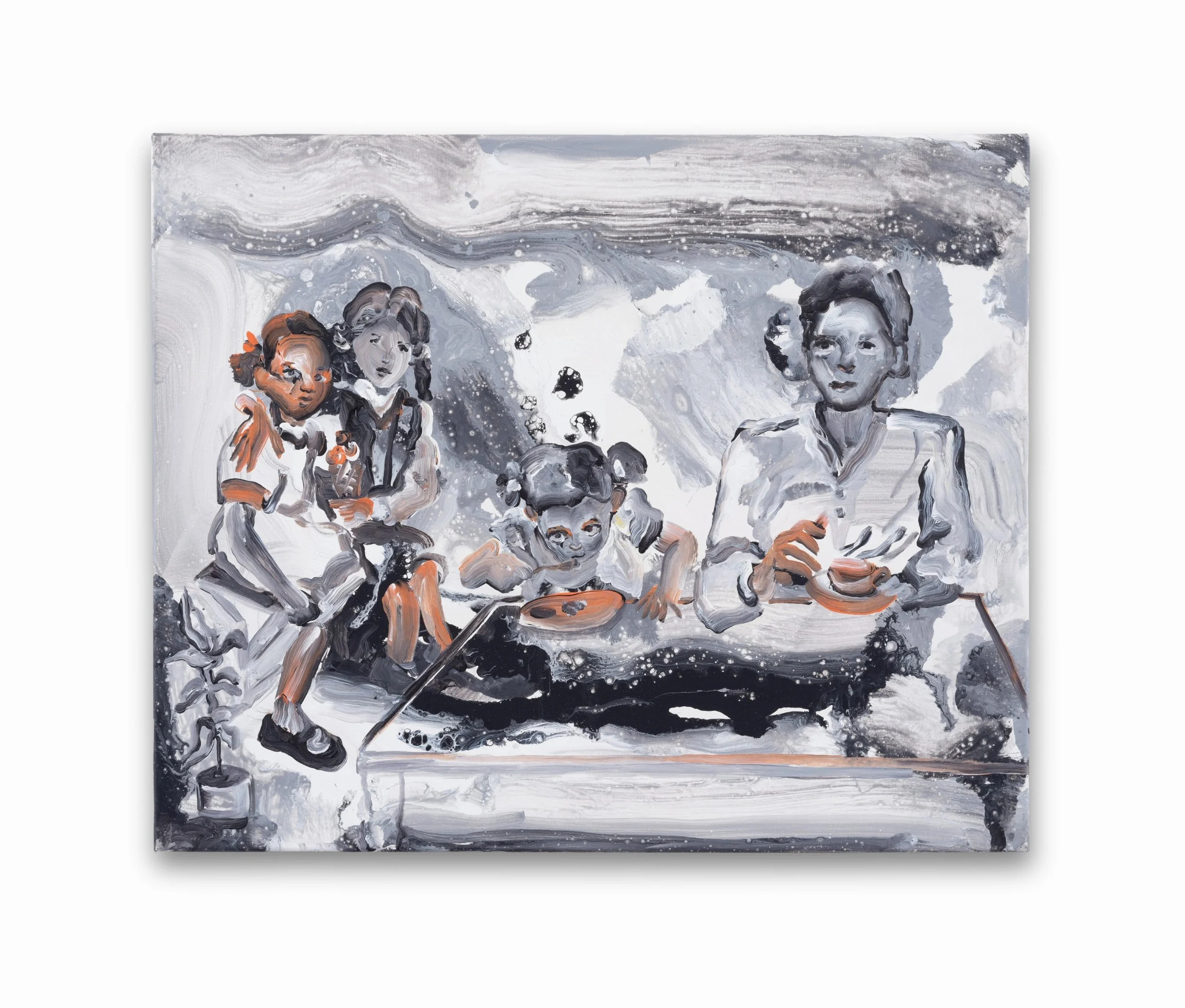  Protective , 2018, acrylic on canvas, 50 x 60 cm 
