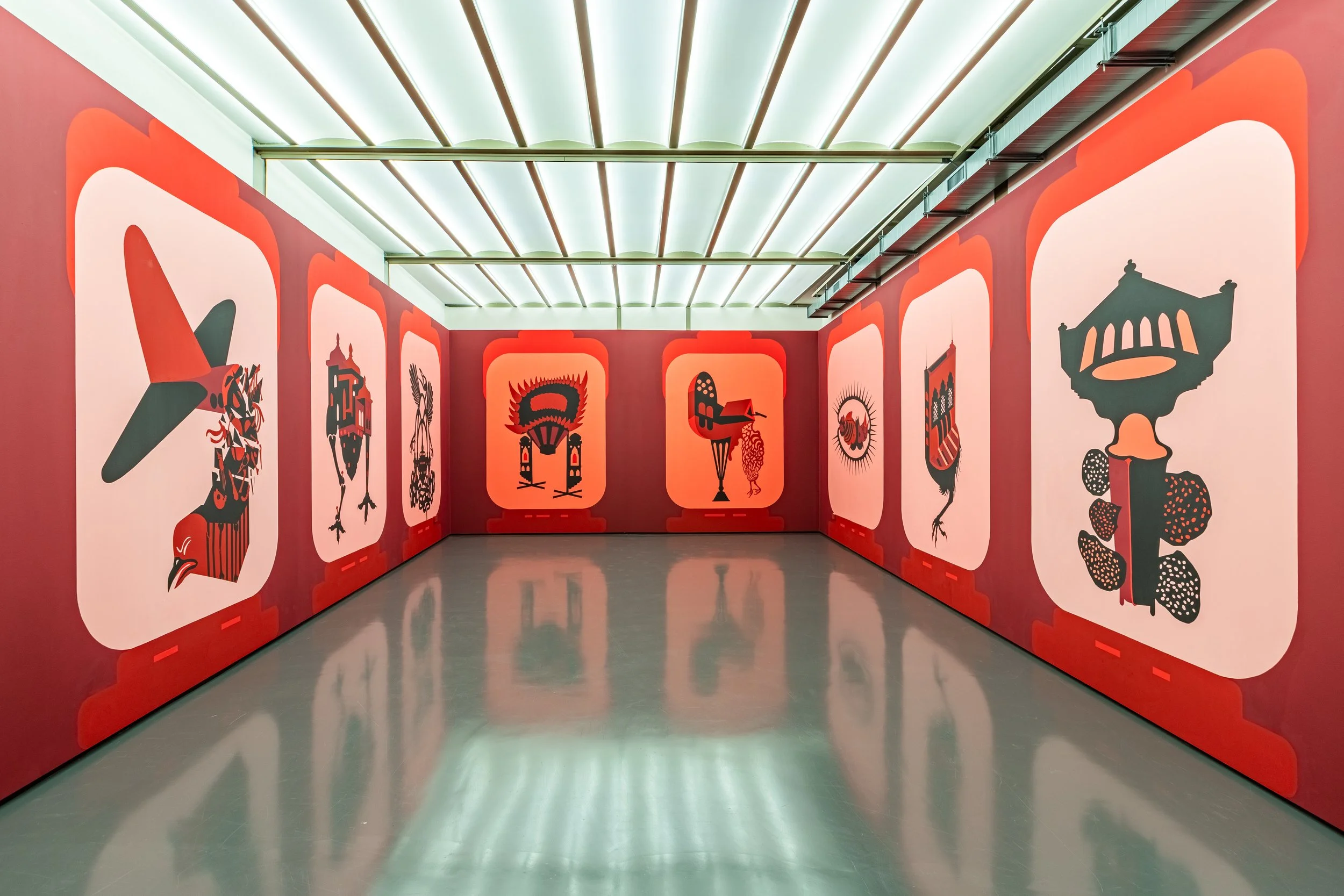  Installation view from the 18th Istanbul Biennial   The Cannibal Paradox: Artificial Womb Project Headquarters , 2025   Images courtesy of the Istanbul Biennial 