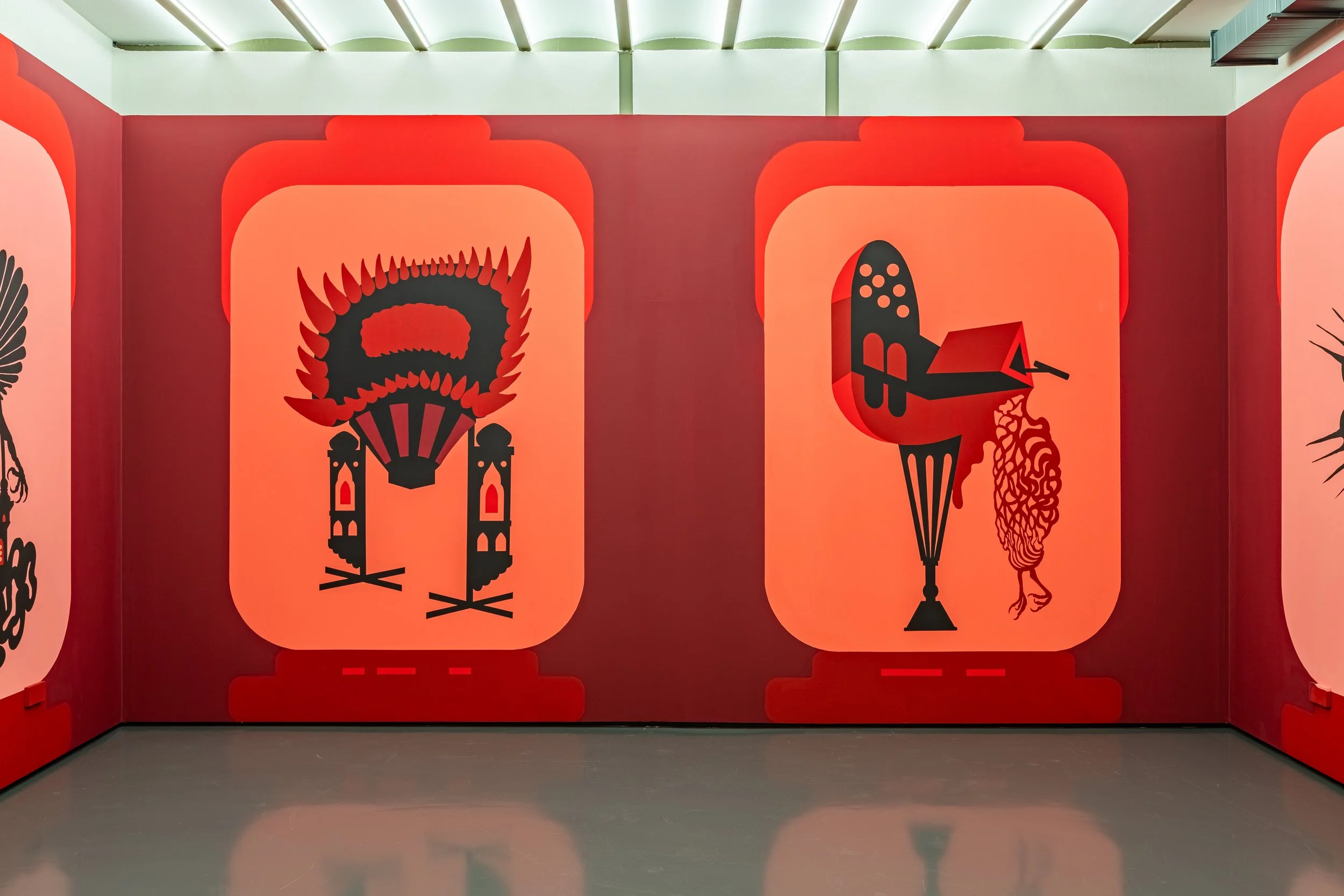  Installation view from the 18th Istanbul Biennial   The Cannibal Paradox: Artificial Womb Project Headquarters , 2025   Images courtesy of the Istanbul Biennial 