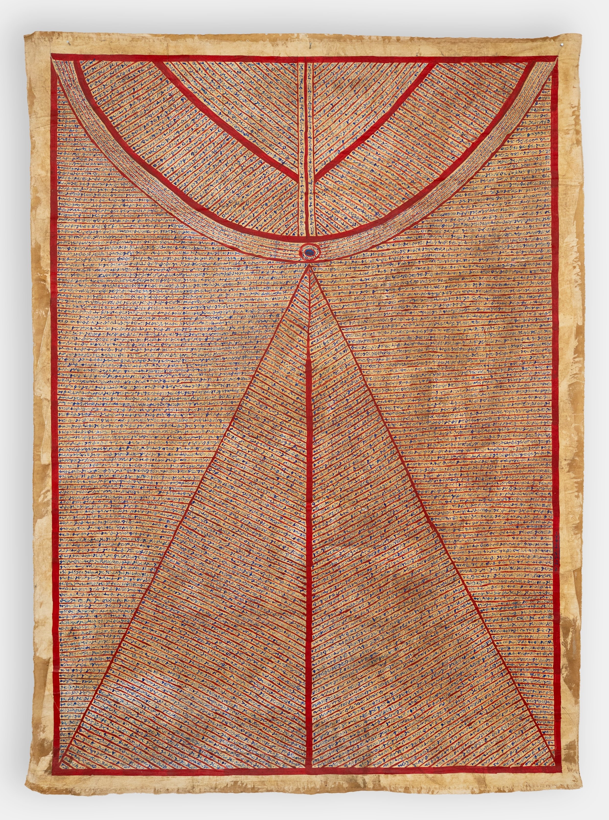   Talisman , 2023, acrylic and ink on canvas, 181 x 128 cm 