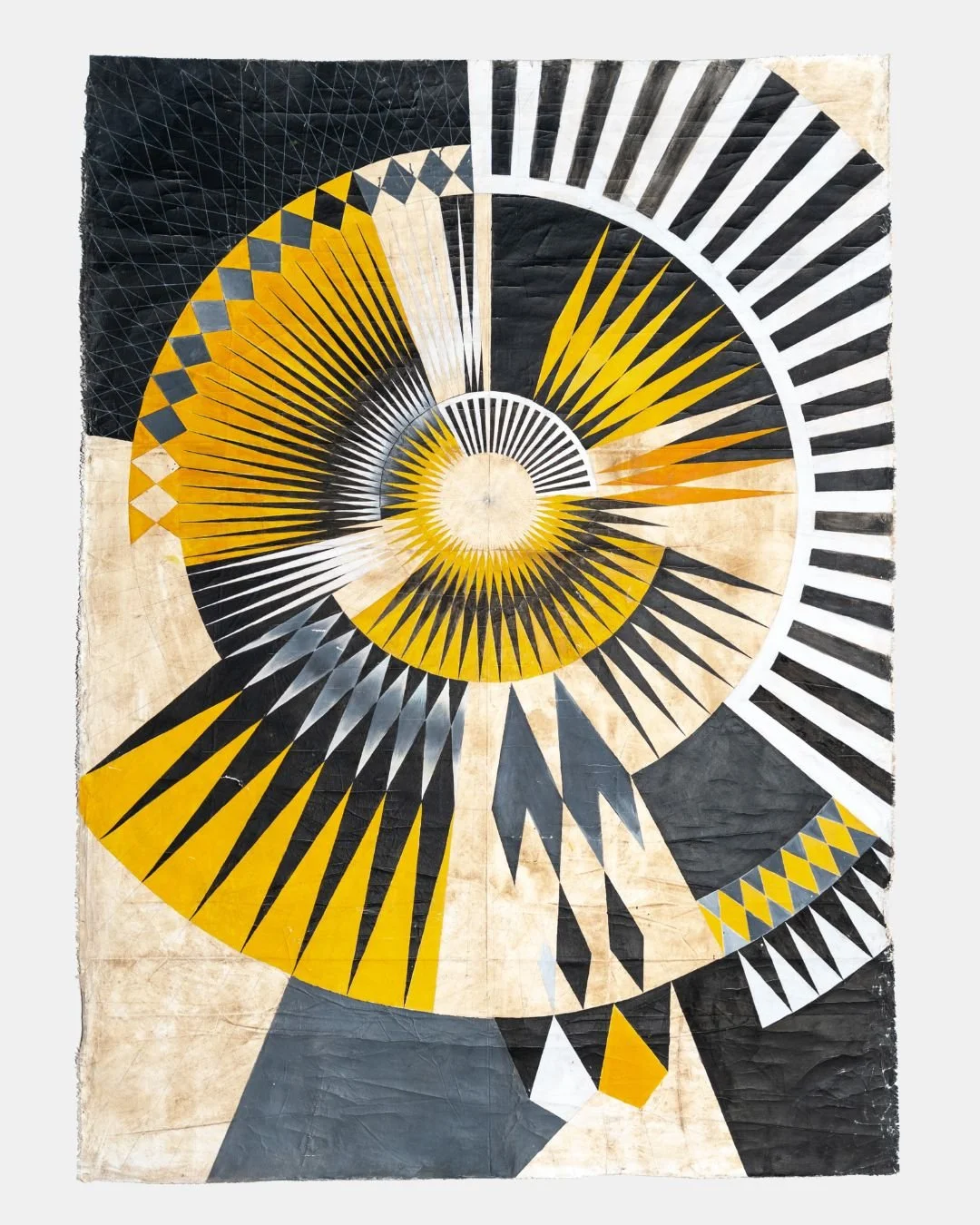   Fitna II: Momazhab , 2019, acrylic and ink on canvas, 240 x 150 cm 