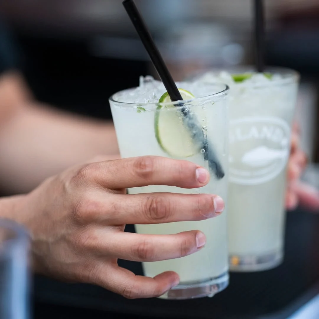 Come cool off with one of our Vodka Lemonades! Which is your favorite? 
Cucumber, Strawberry or BikiniBottom? See you at 5pm!