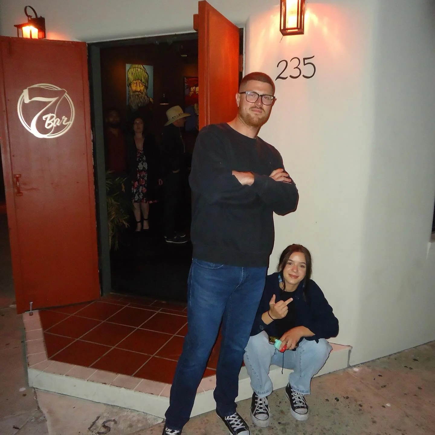 Always a warm welcome at Seven Bar&hellip; come spend your Saturday with us and taste our new cocktails! Open at 5pm😎