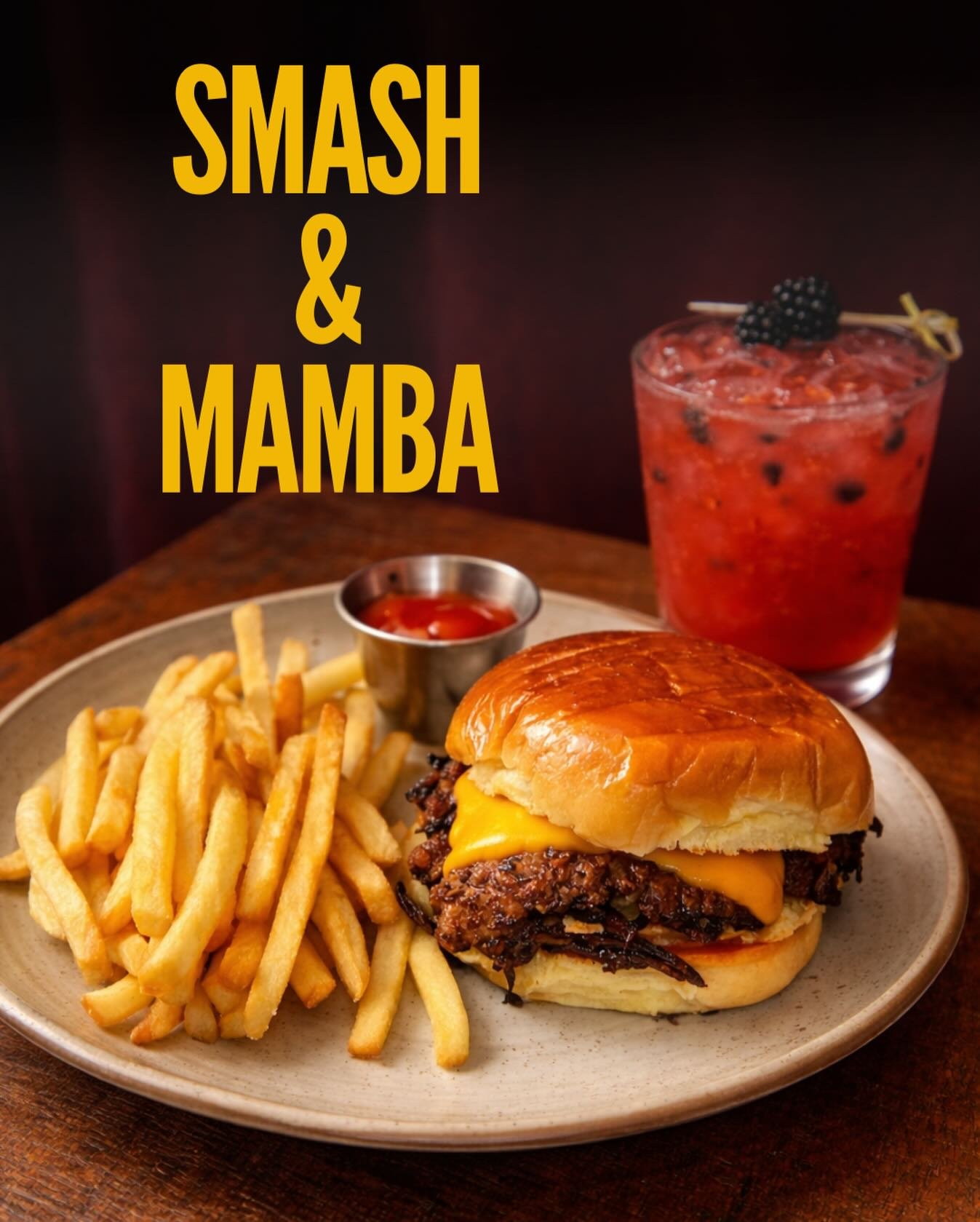Mondays are better with a smash burger, black mamba and trivia🙏🏼