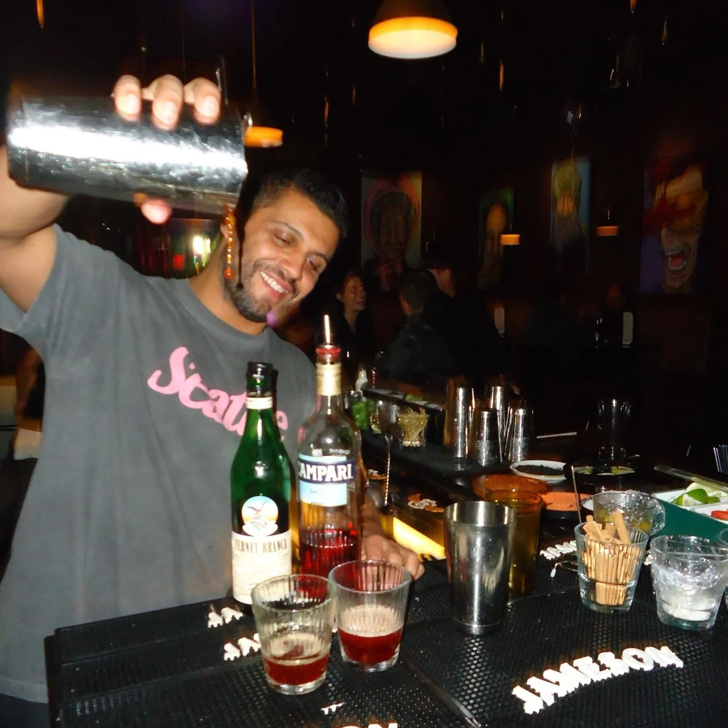 Service Industry Therapy Session🖤 Come by for drink specials, pool, familiar faces &amp; karaoke at 9pm!