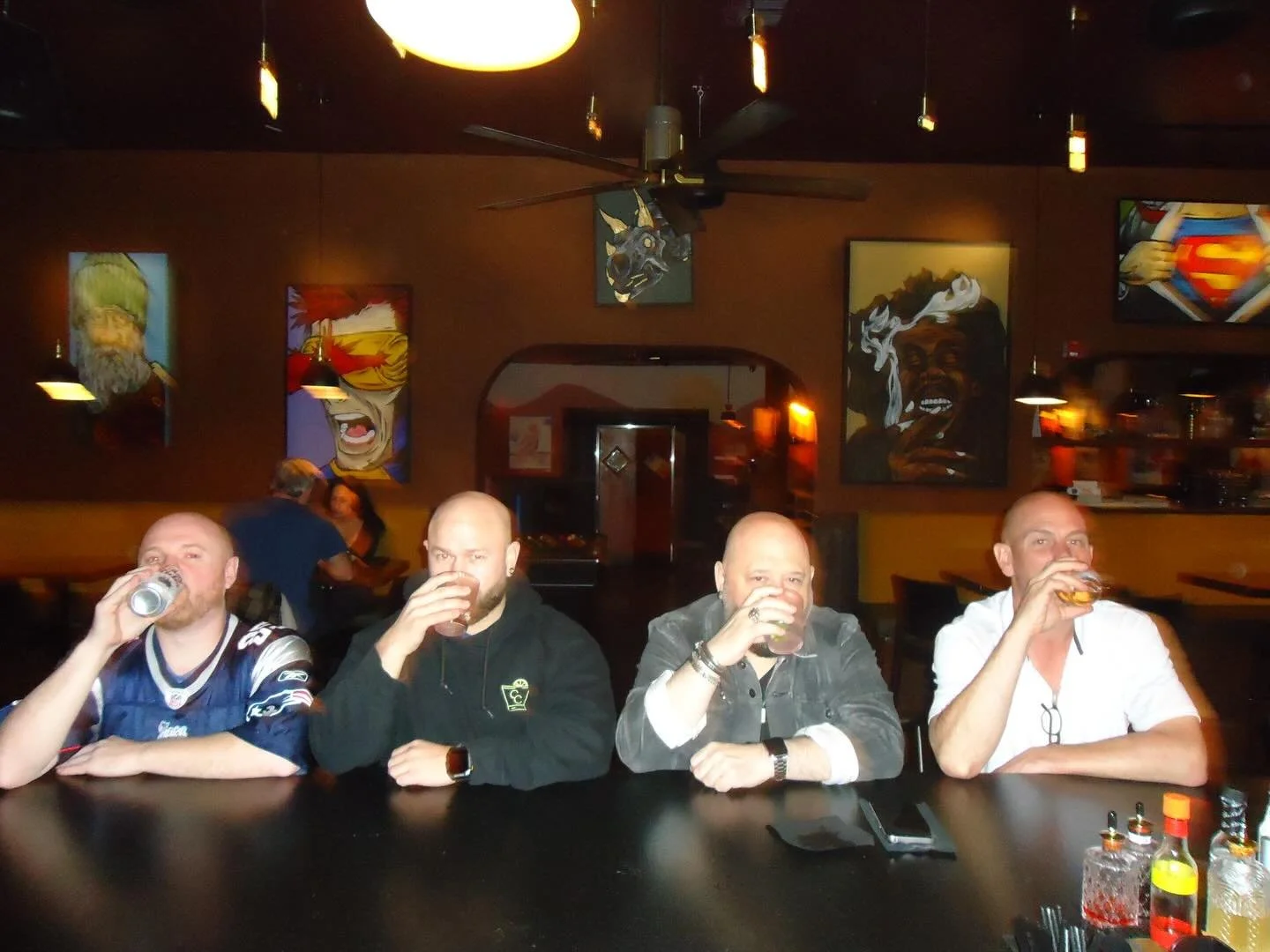 Bald is beautiful❤️ come by for music from @_sansnom69 &amp; @johnkimble_udm at 9pm tonight!