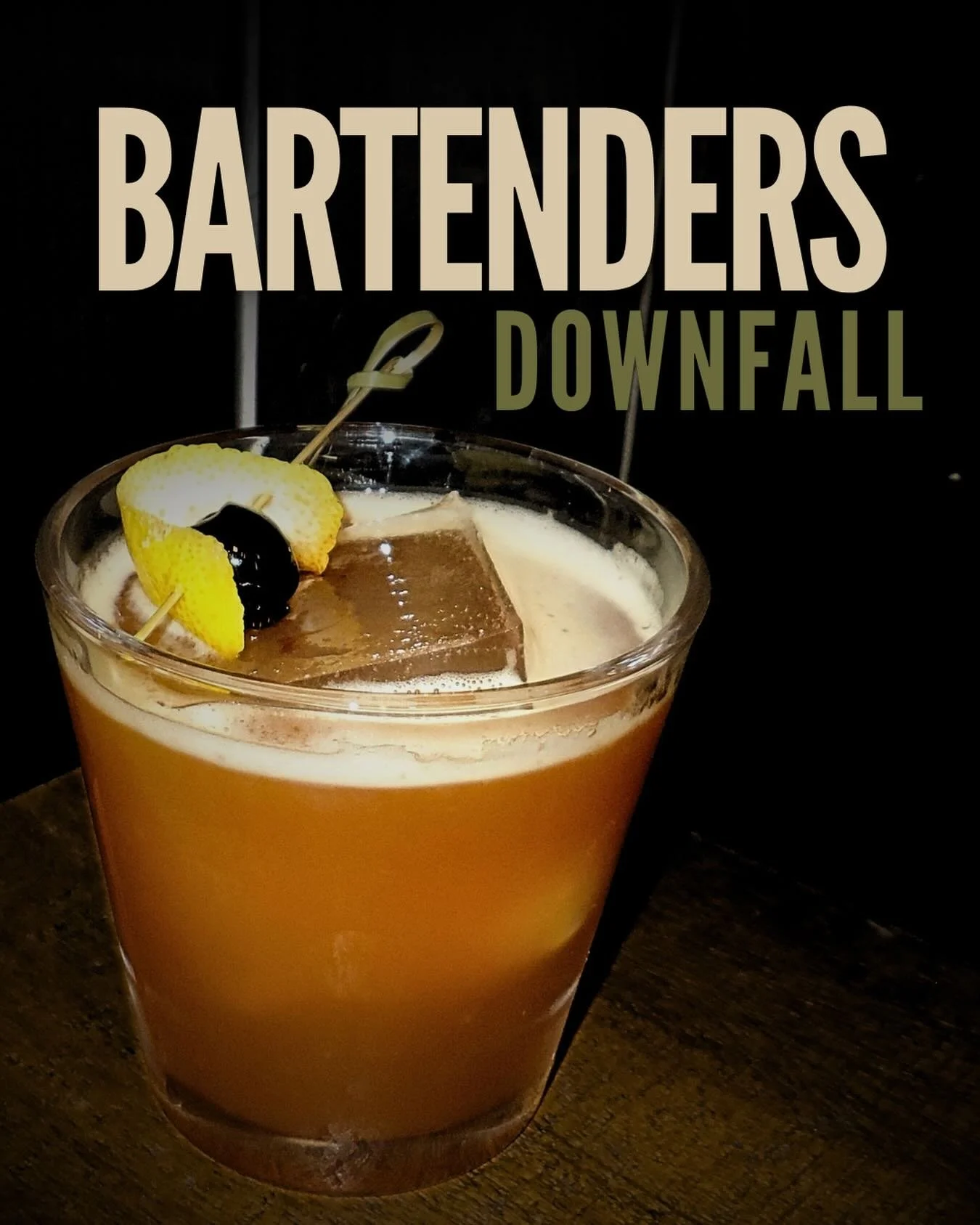 Your order for when &ldquo;I&rsquo;m not singing tonight&rdquo; turns into karaoke at 11:47pm &mdash;> Montenegro, Fernet, Lemon, Honey &amp; Peychauds