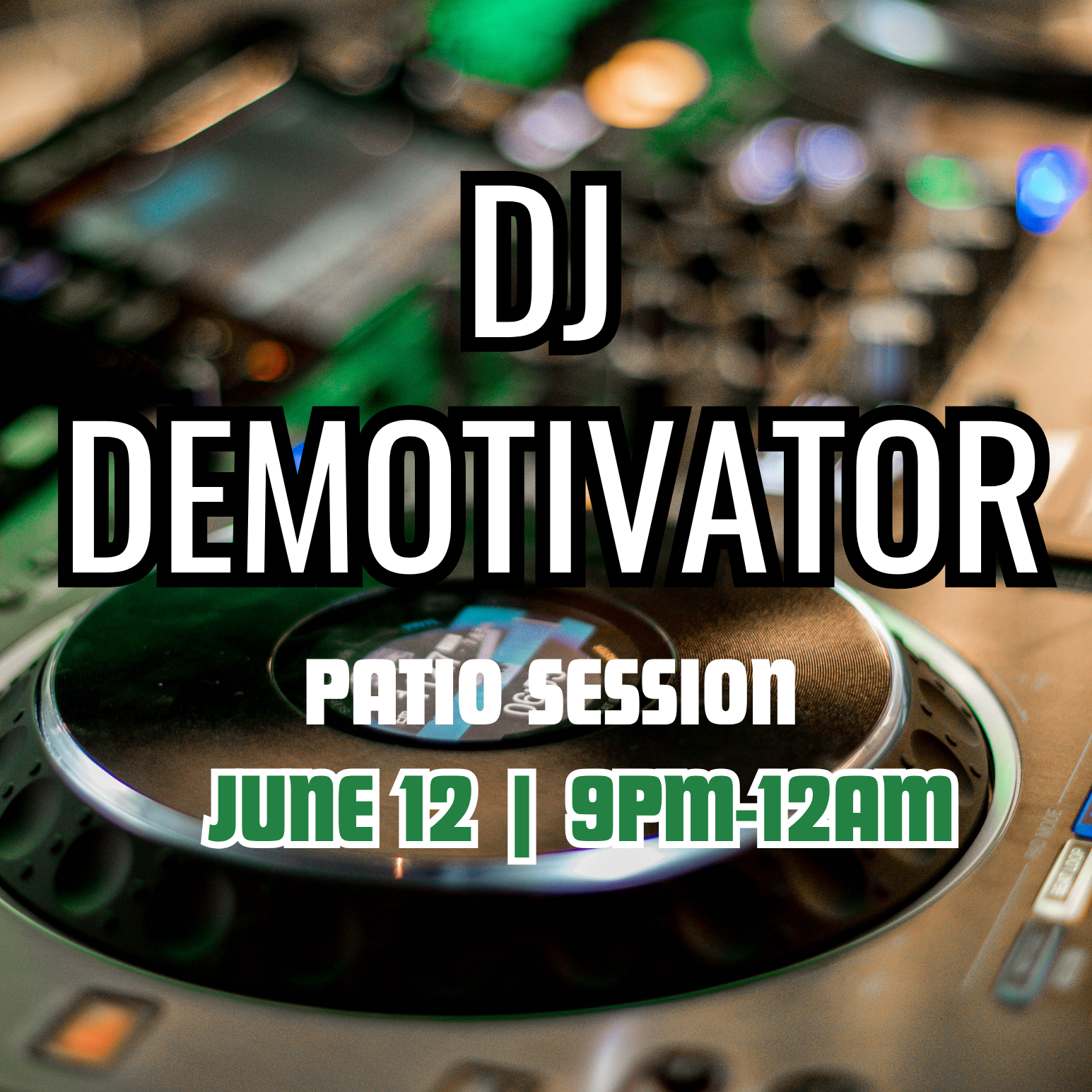 DJ Demotivator ( Patio Set ) 