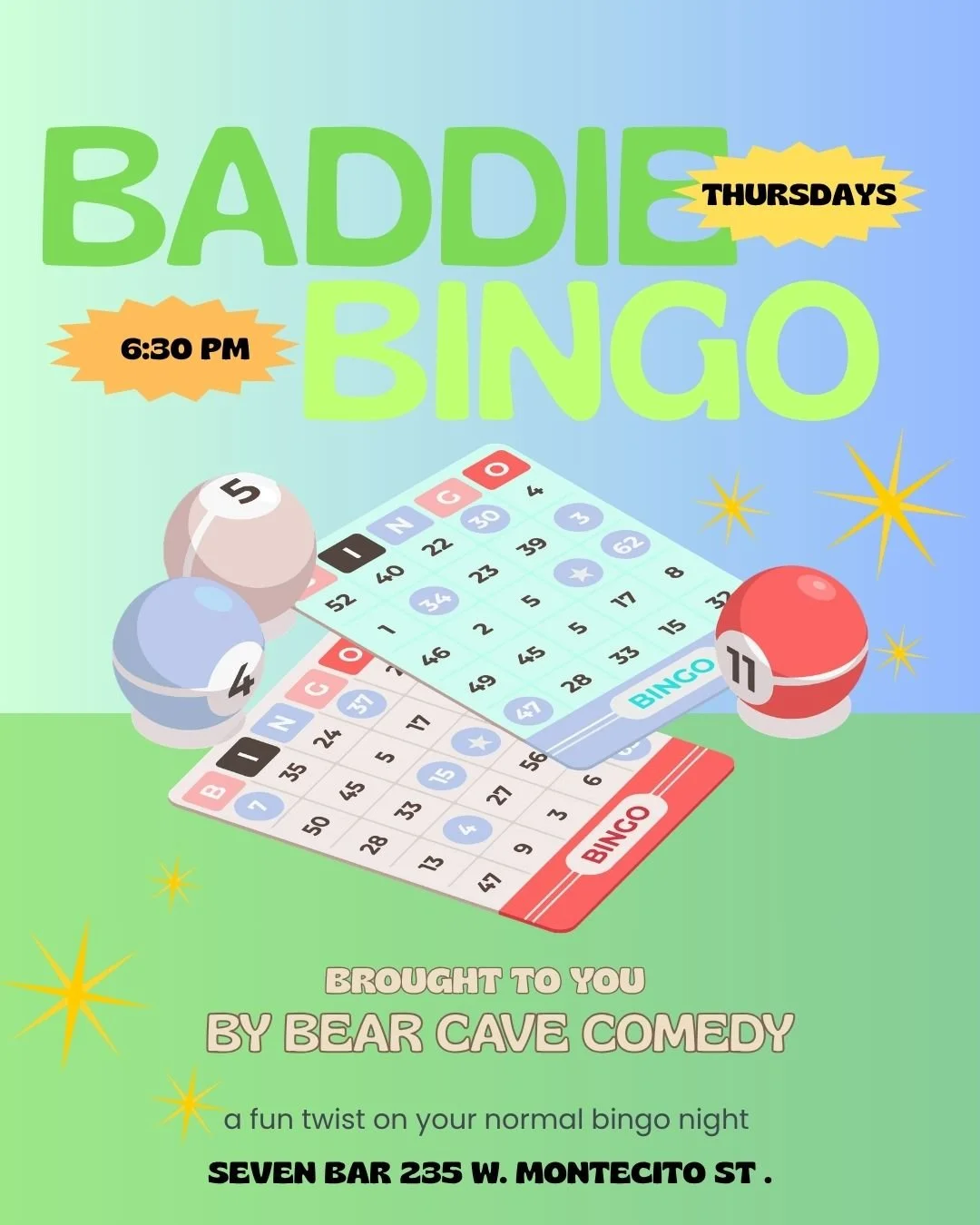 Baddie Bingo | Every Thursday 