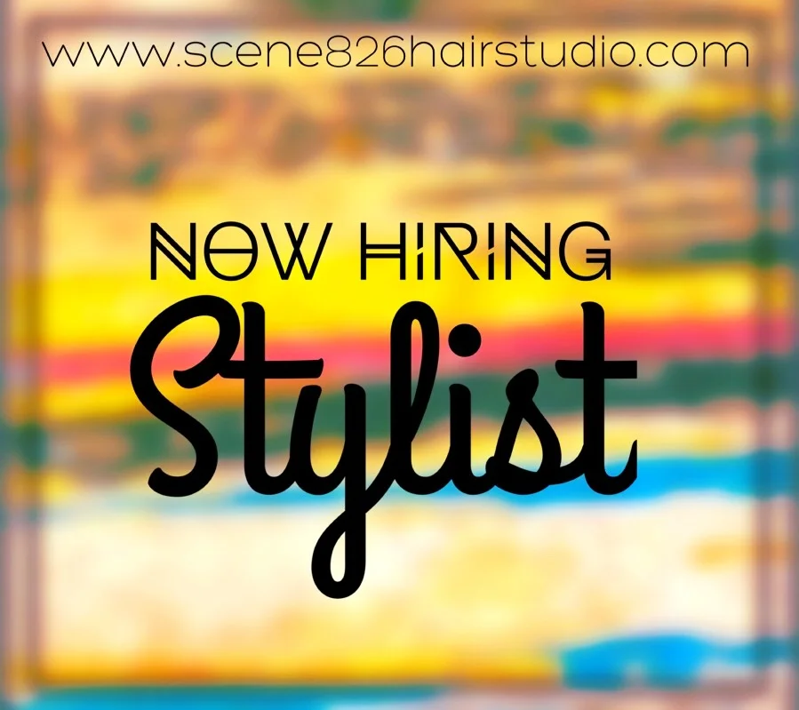 The Scene has a chair open & we’re looking for a creative, motivated hair stylist with clientele willing to build more! Are you looking for a salon with great team work , a central location, and a trendy, fresh, always learning atmosphere!? Yes, that’s The Scene!!! Click the image above to fill out our interest form, or email: Jessica @: jesscene@outlook.com with 100% confidentiality.
