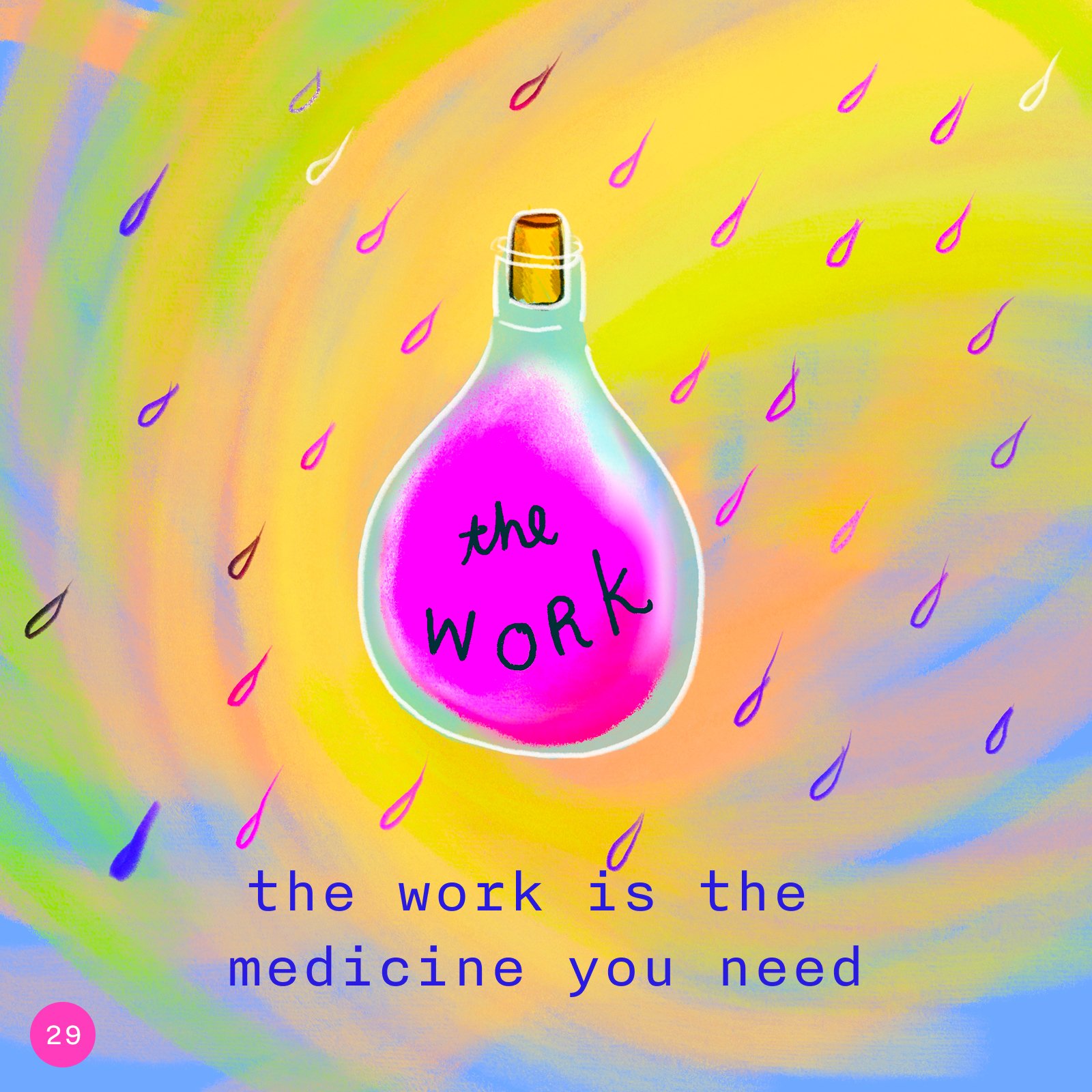 the work is the medicine you need — kening zhu
