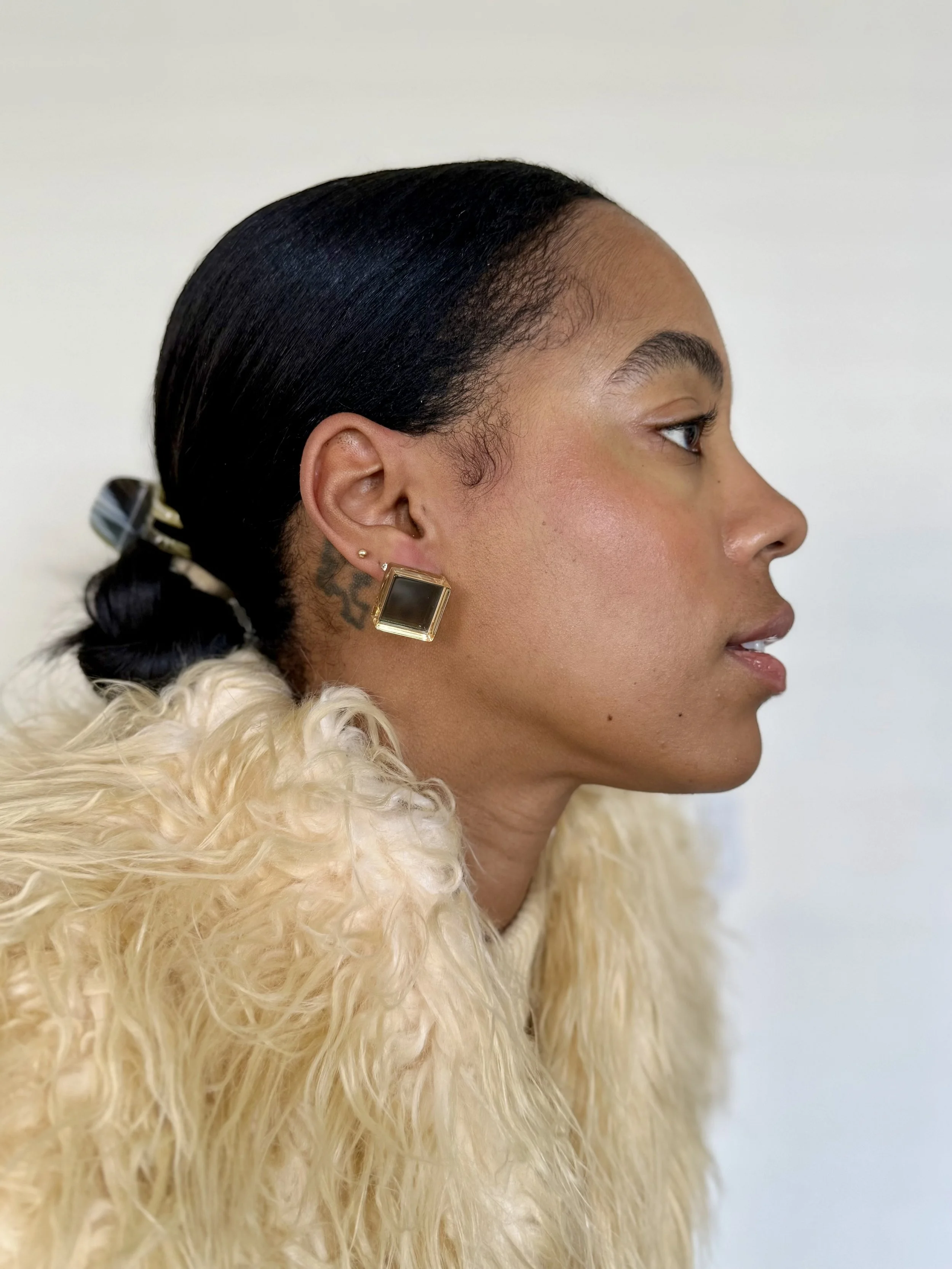 (sense)ible STUDS Mirror Cubes- Butter Gold + More Colors