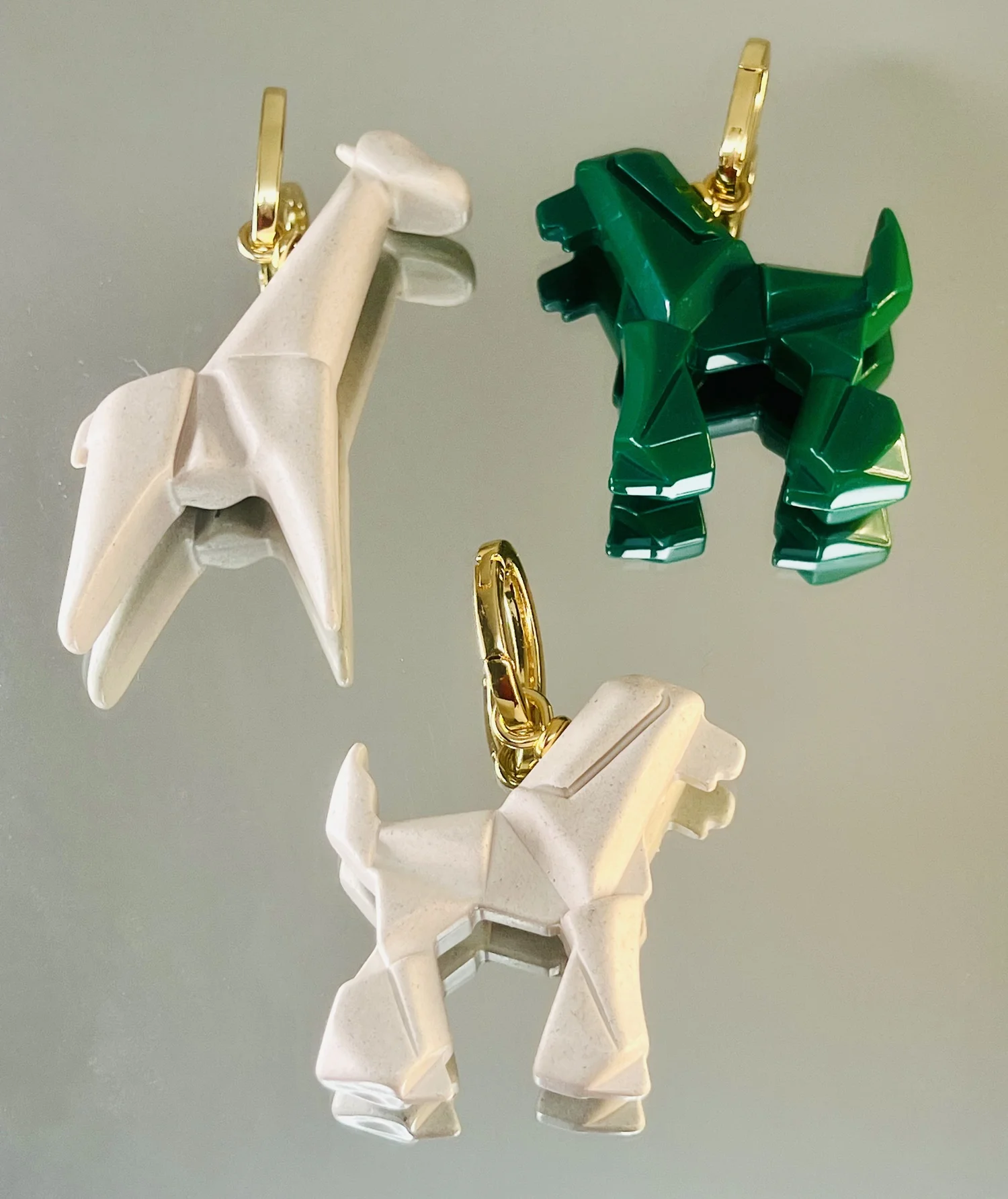 dbORIGAMI DOG - Recycled Ivory Resin — DIANA BROUSSARD