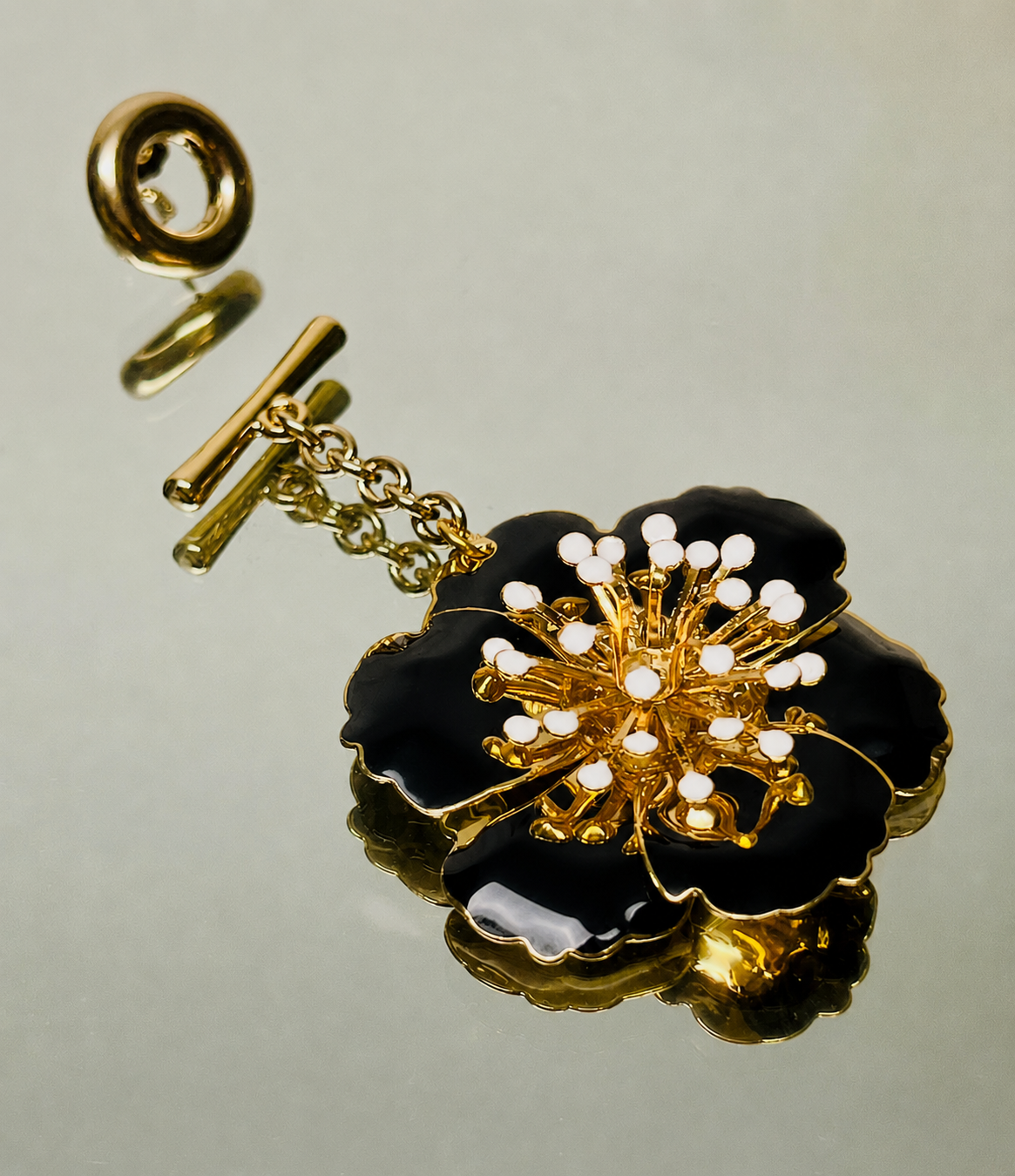 dbTWO WAY FLEUR ENAMEL Earring.   + Custom COLORS