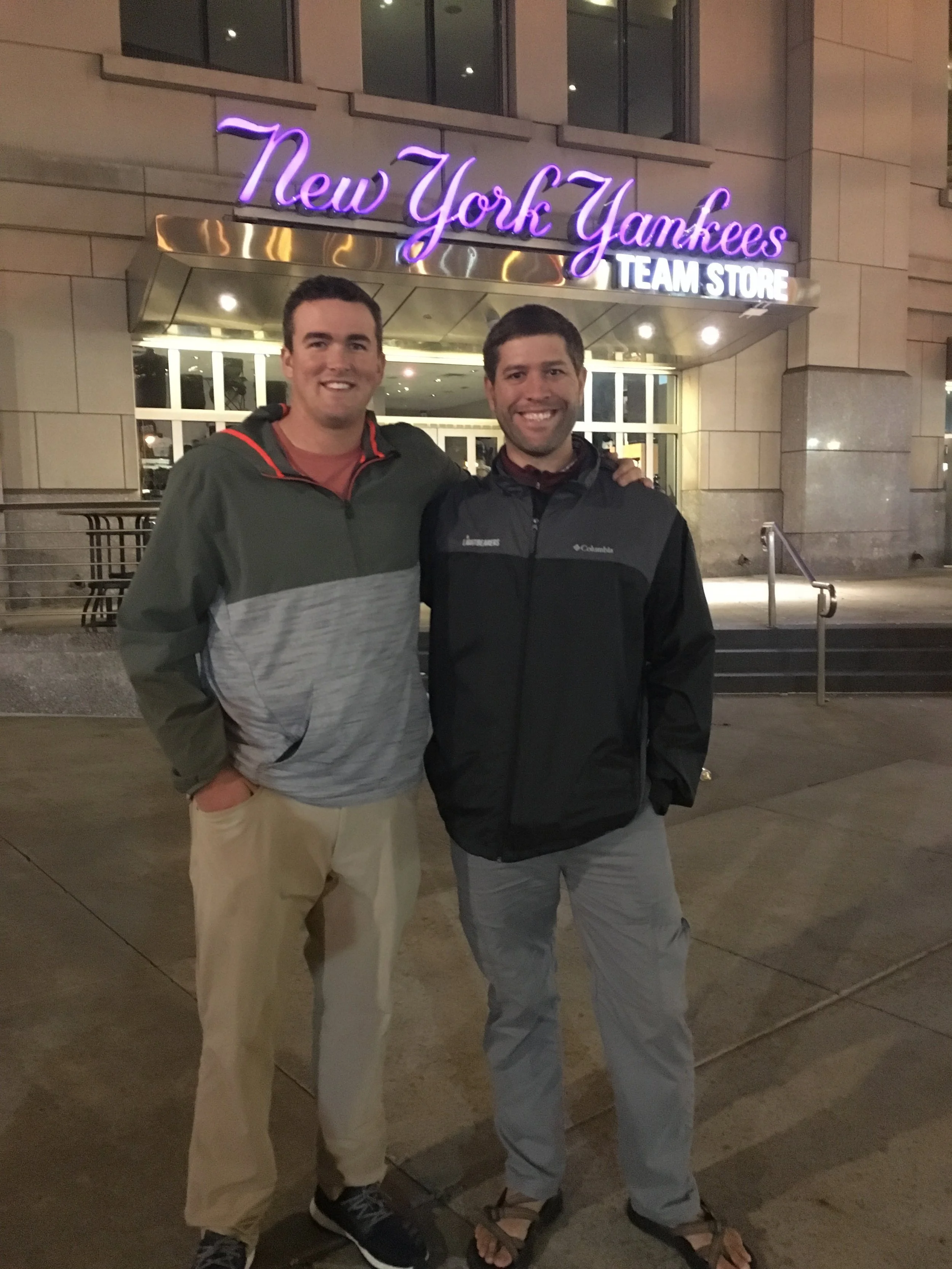 Hanging out with Jonathan holder in New York last September