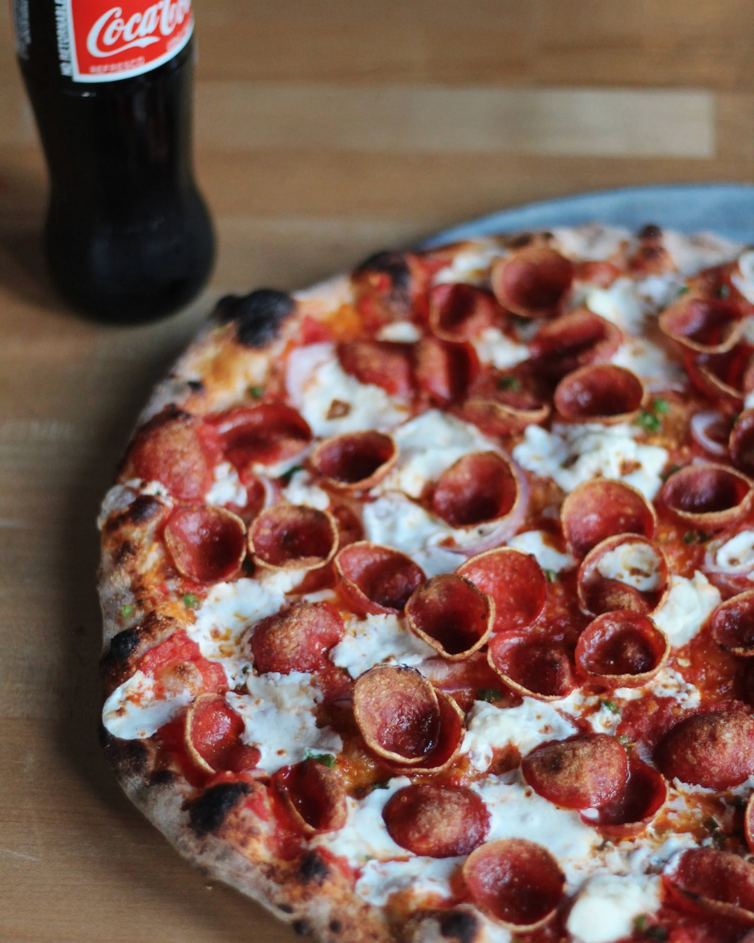 pepperoni and coke