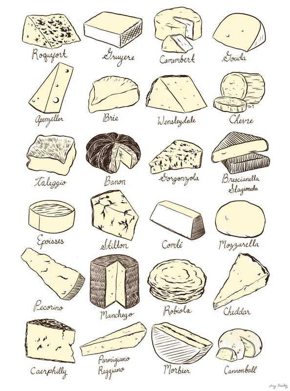 Cheese is Love (Image from Society6 )