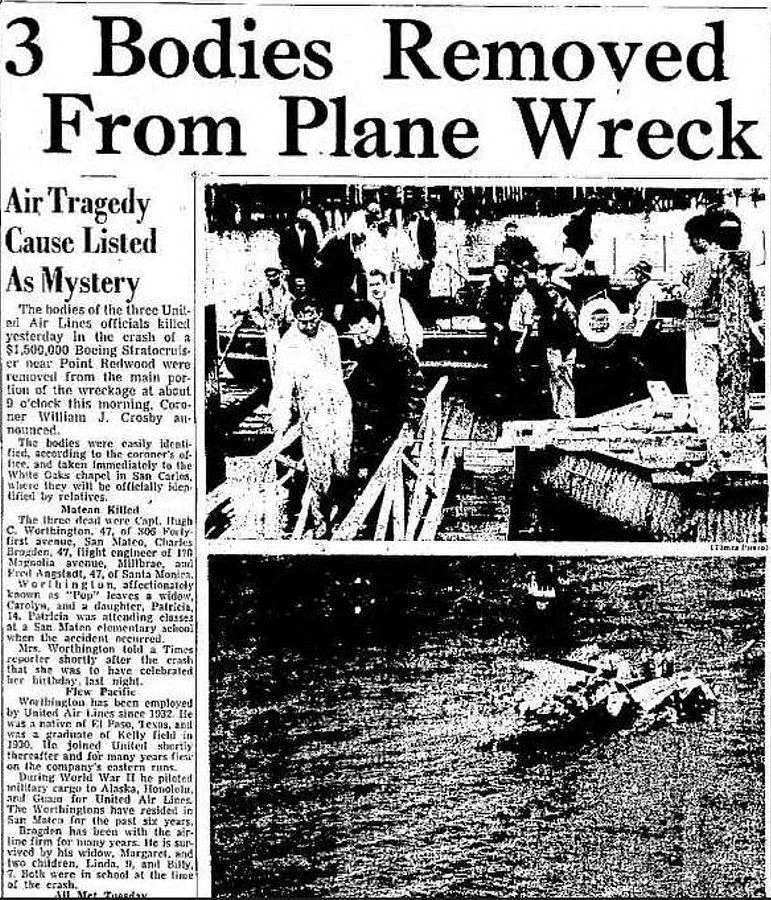 Newspaper account of the Oahu accident.