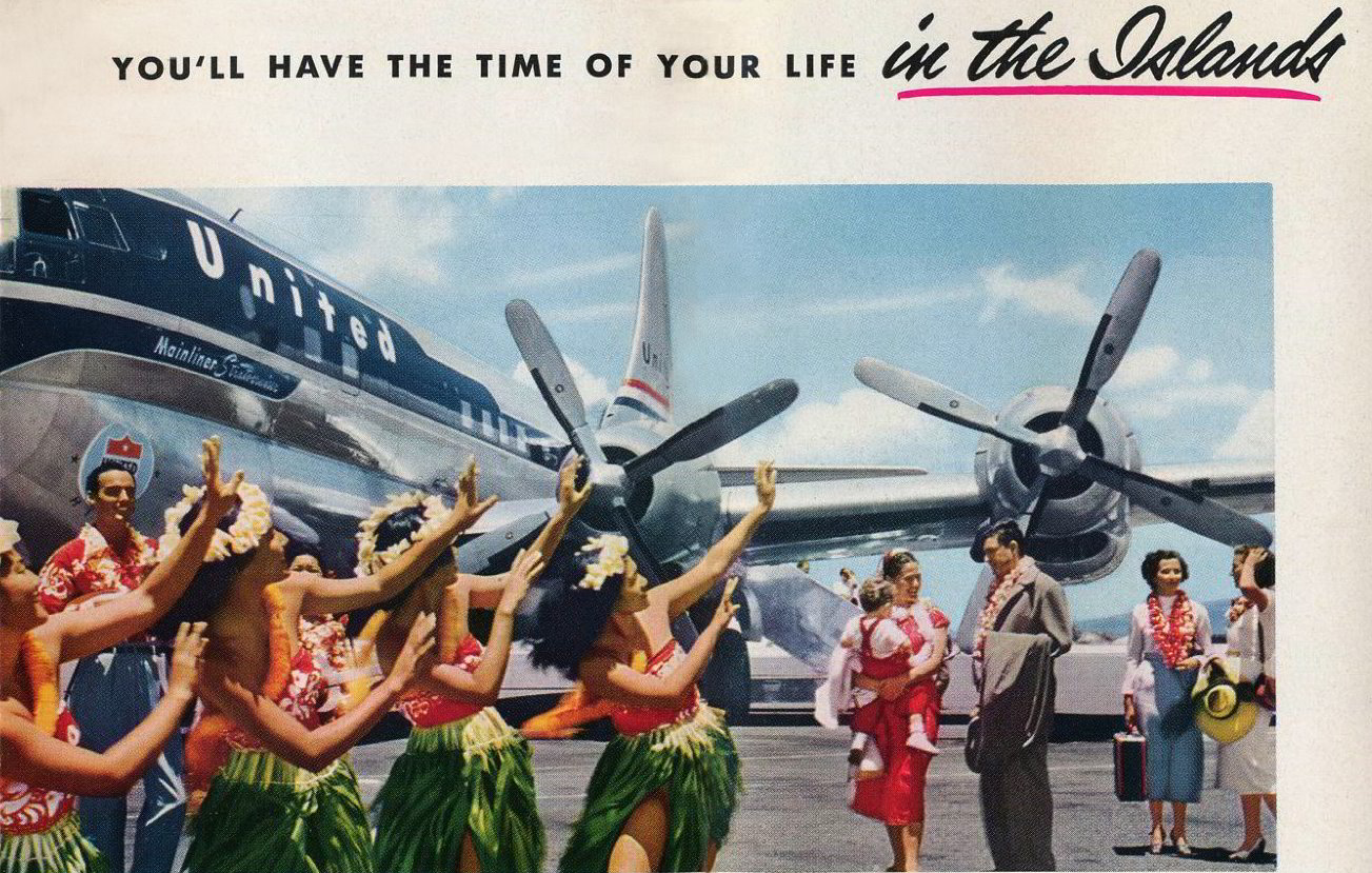 United Advertisement for the new Mainliner Boeing Stratocruiser.