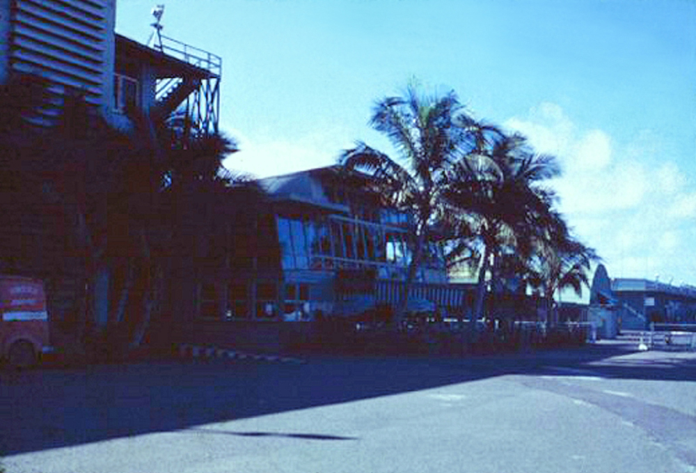 The Sky View Restaurant, Overseas Terminal, Honolulu Airport. Jan 27, 1951. Margo Duggan Collection, 1949-1954; Pacific Collection, University of Hawaii-Manoa Library (used with permission)