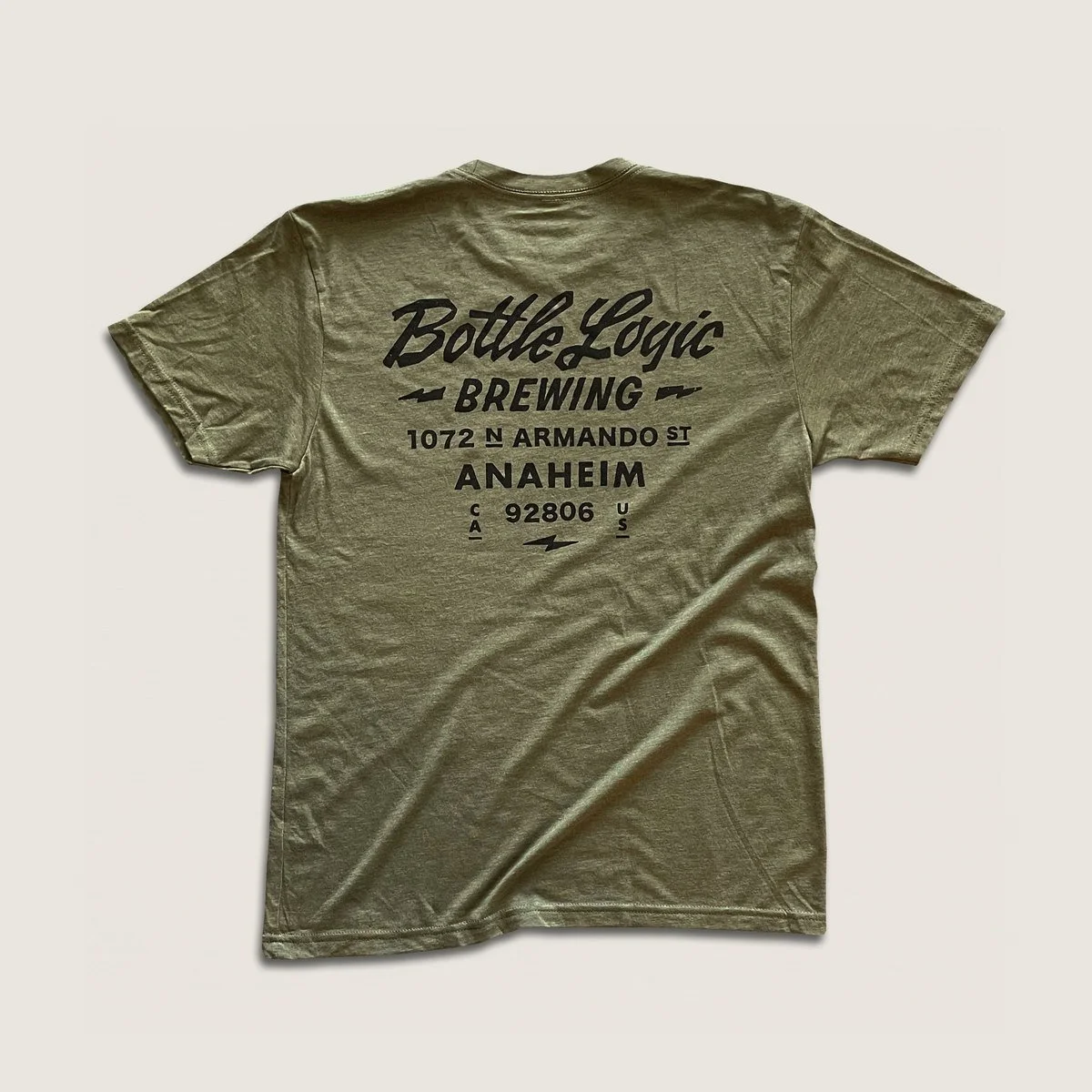 Beer DNA Logo T-Shirt - Heathered Olive 
