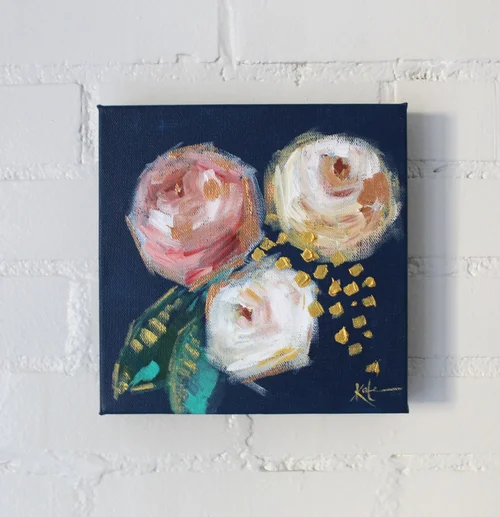 Golden Yarrow| 8” x 8” | SOLD