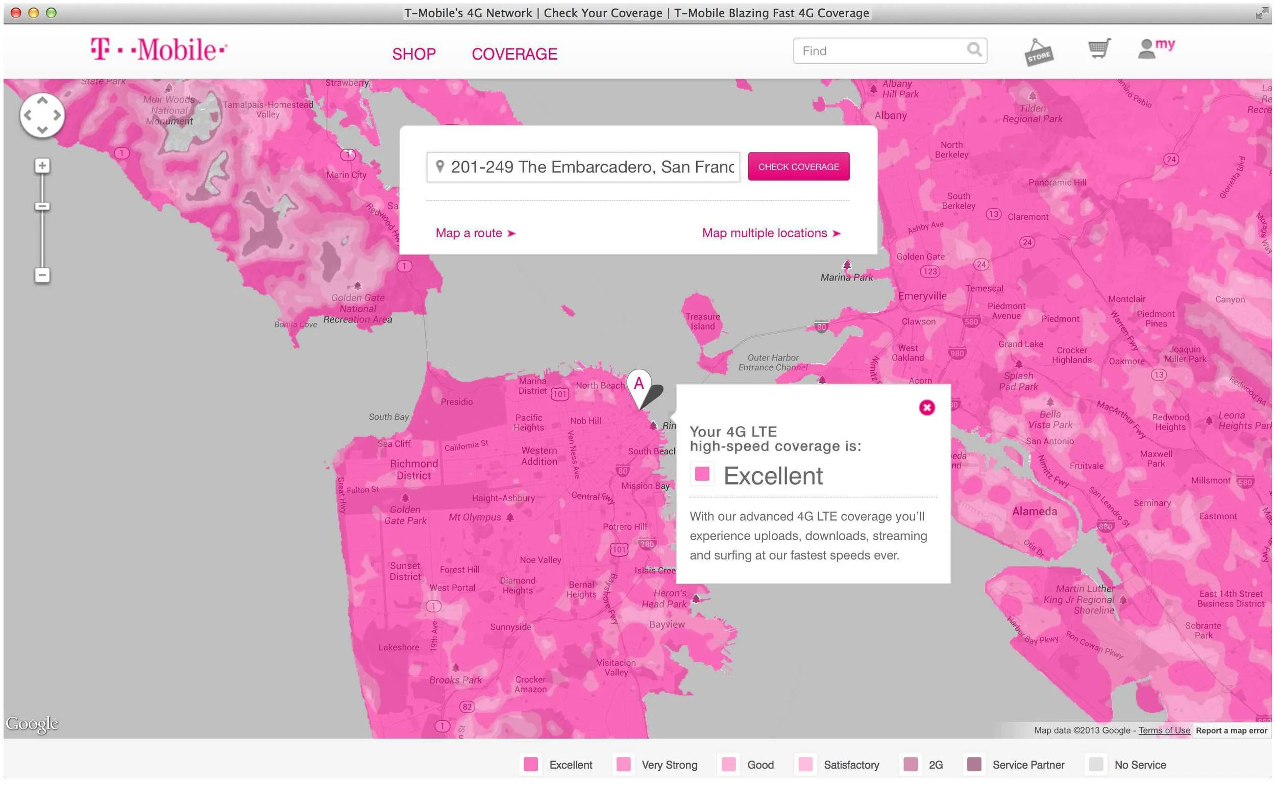 T Mobile Coverage Map Mapping T Mobile, Dish, Comcast And AT&T: Who