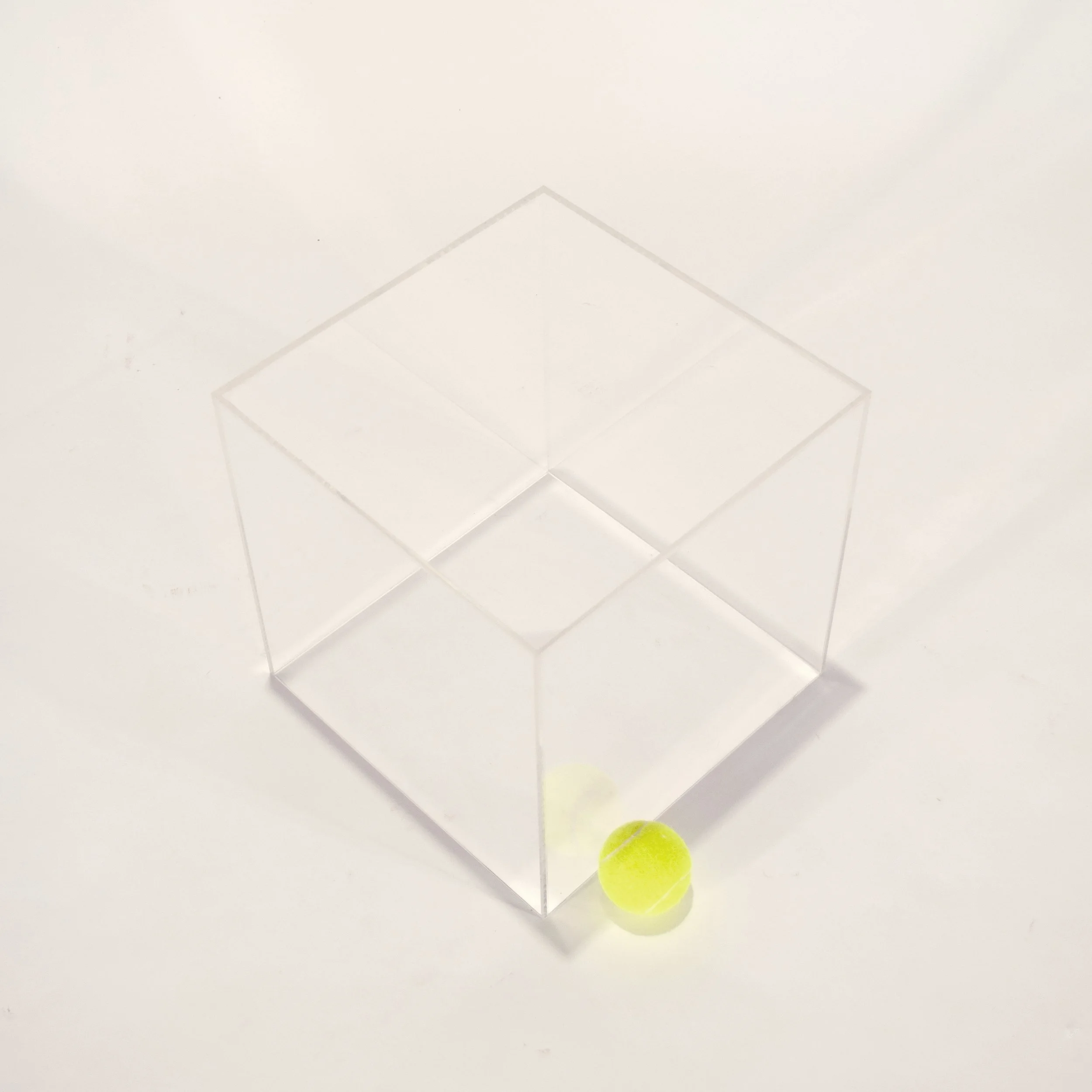 12x12x12 clear acrylic box - 3pcs available
