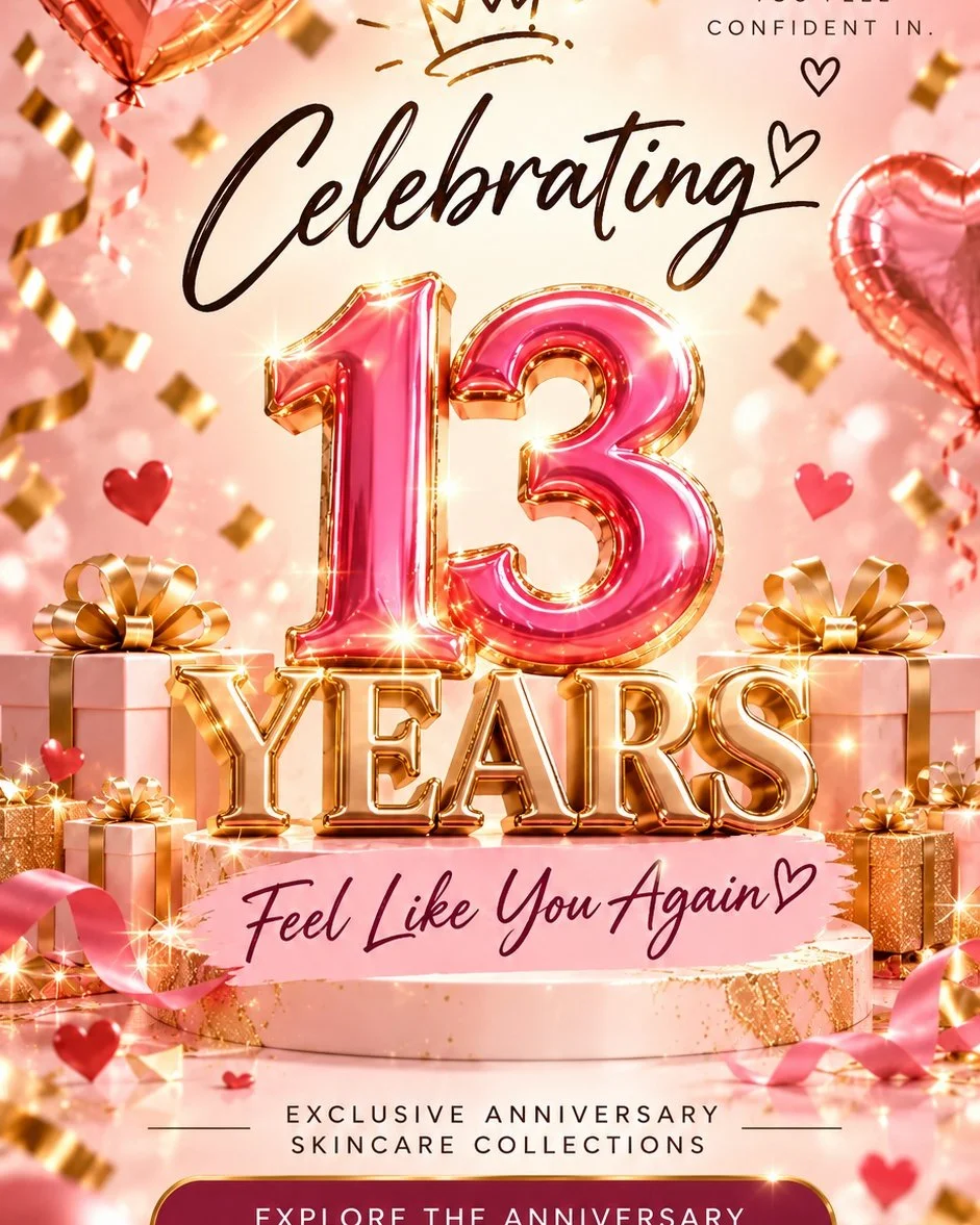 13 Years of Beauty Journey Studio. This Celebration Is About YOU.

❤️One thing I keep hearing from my clients: "When I look in the mirror, I don't look as fresh or vibrant as I used to."

For some, it's sagging or fine lines. For others, it