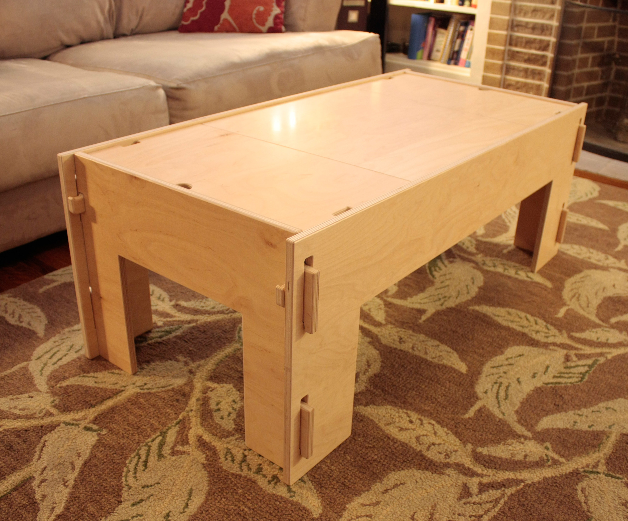  Storage Coffee Table (also available with lower shelf) 