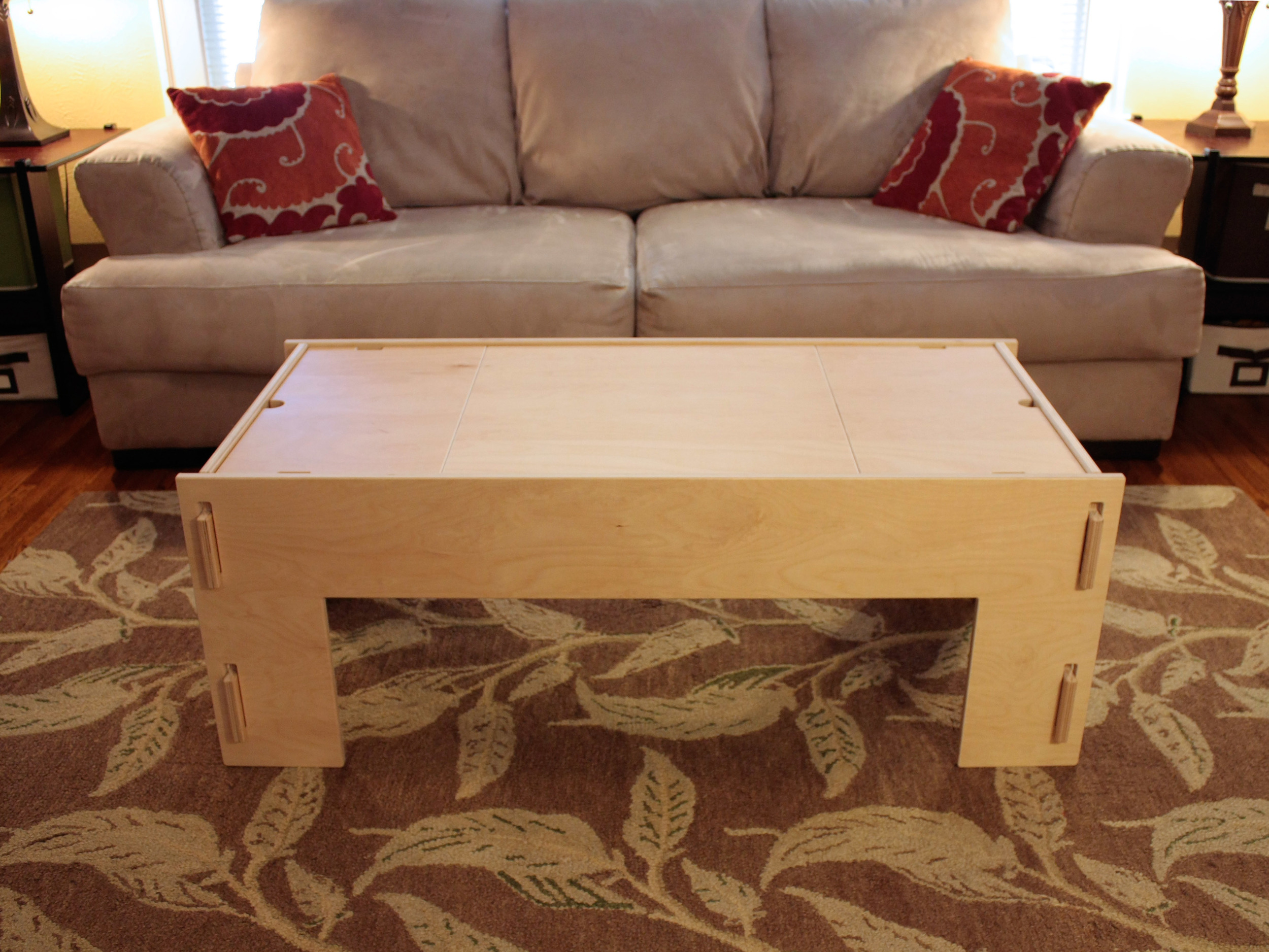  Storage Coffee Table (also available with lower shelf) 