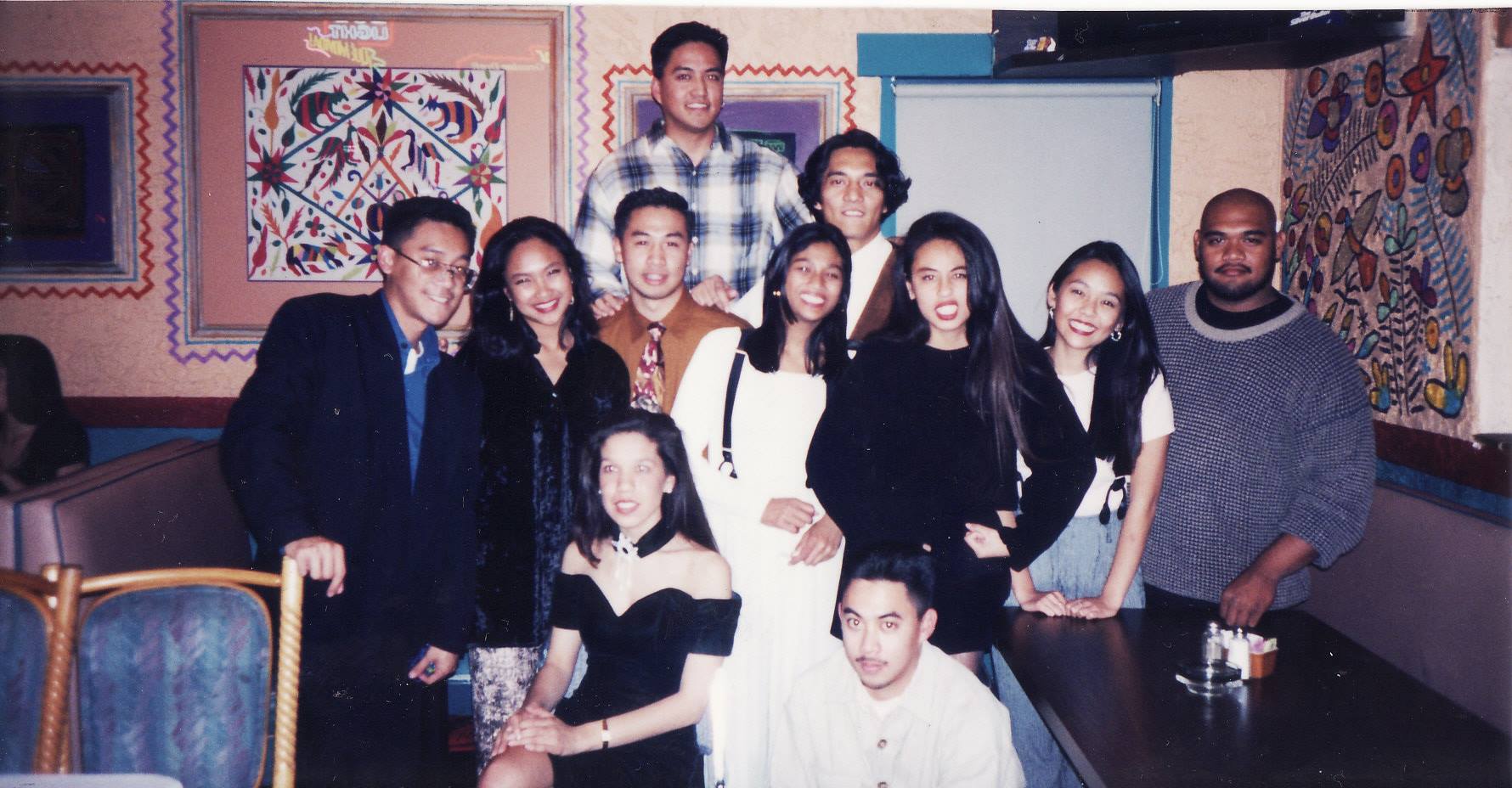 Fall 1994: President - Alex Laspiñas, Historian - Ronald Casino , Bon Mercado , Reggie Dones , Emmanuel E-man Coquia , El Bandonillo, Rowena Ramos, Joan Cruz, David Macayaon, Haze Bunoan, and Eric Peralta .