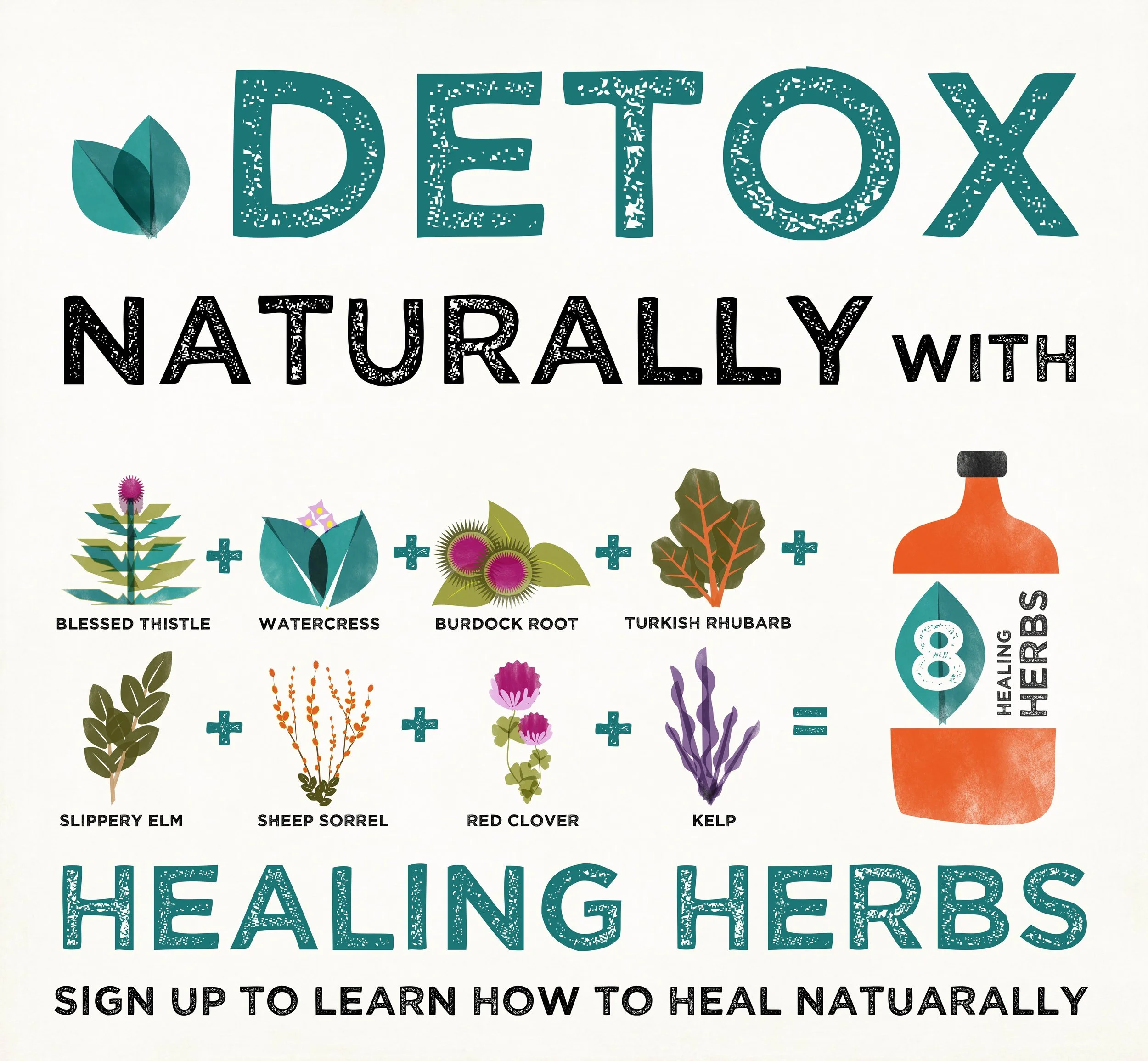 Detox Naturally with Healing Herbs Worthless Art