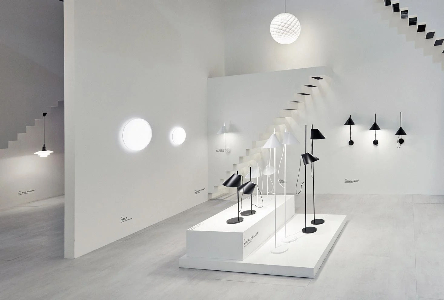 Gamfratesi Black Yuh Floor Lamp For Louis Poulsen Two Enlighten