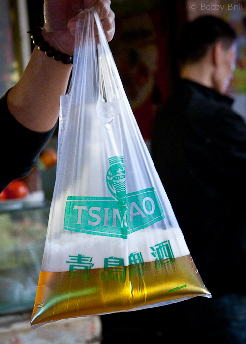 Cities like Qingdao are the home of international brands of beer and wine. 