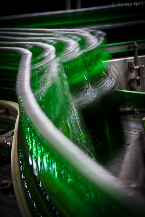 The bottling is mainly for the brew that is sent out of the city and beyond. 